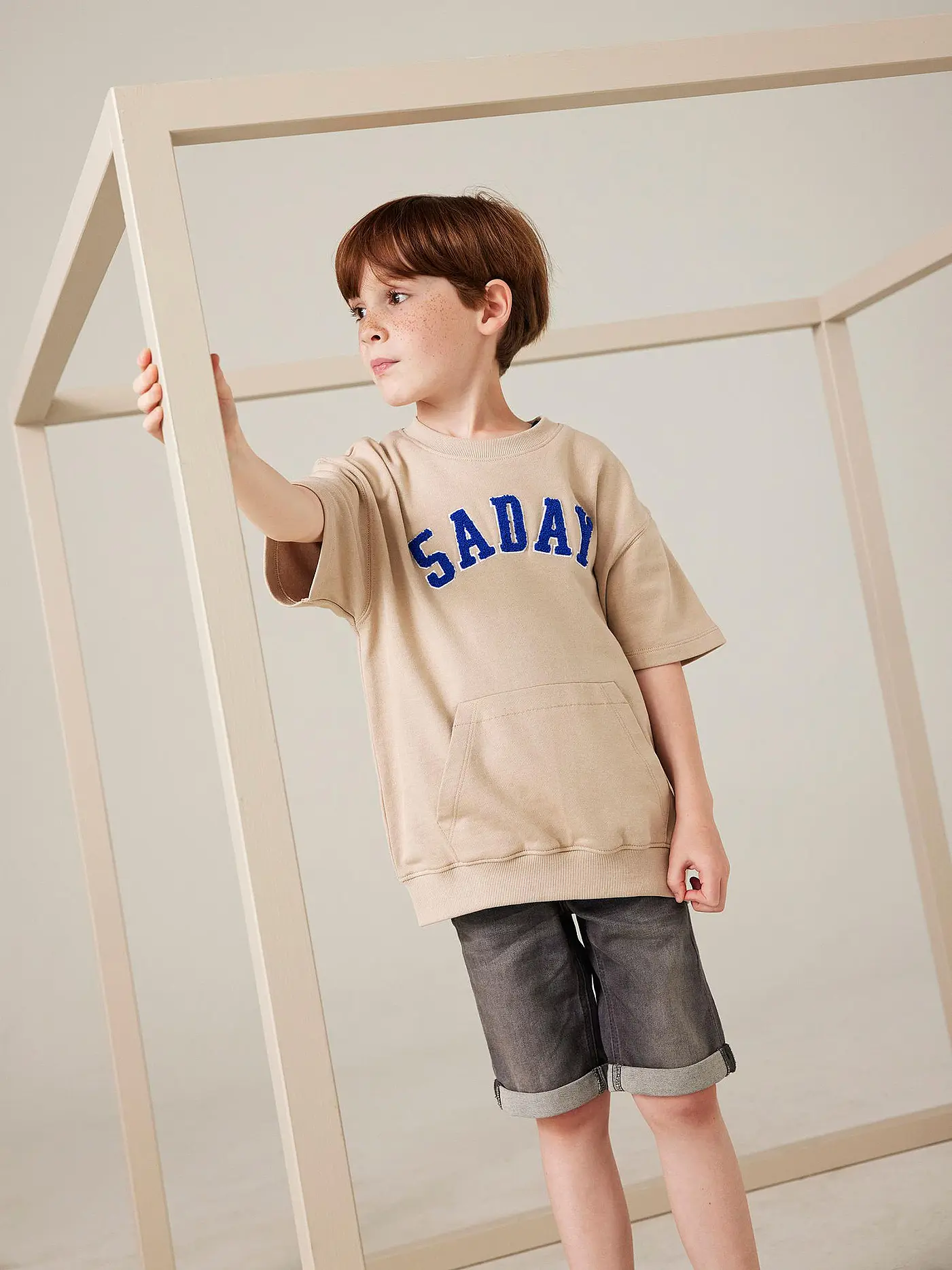 NAME IT | Jungen Shorts NKMTHEO DNMCLAS | grau