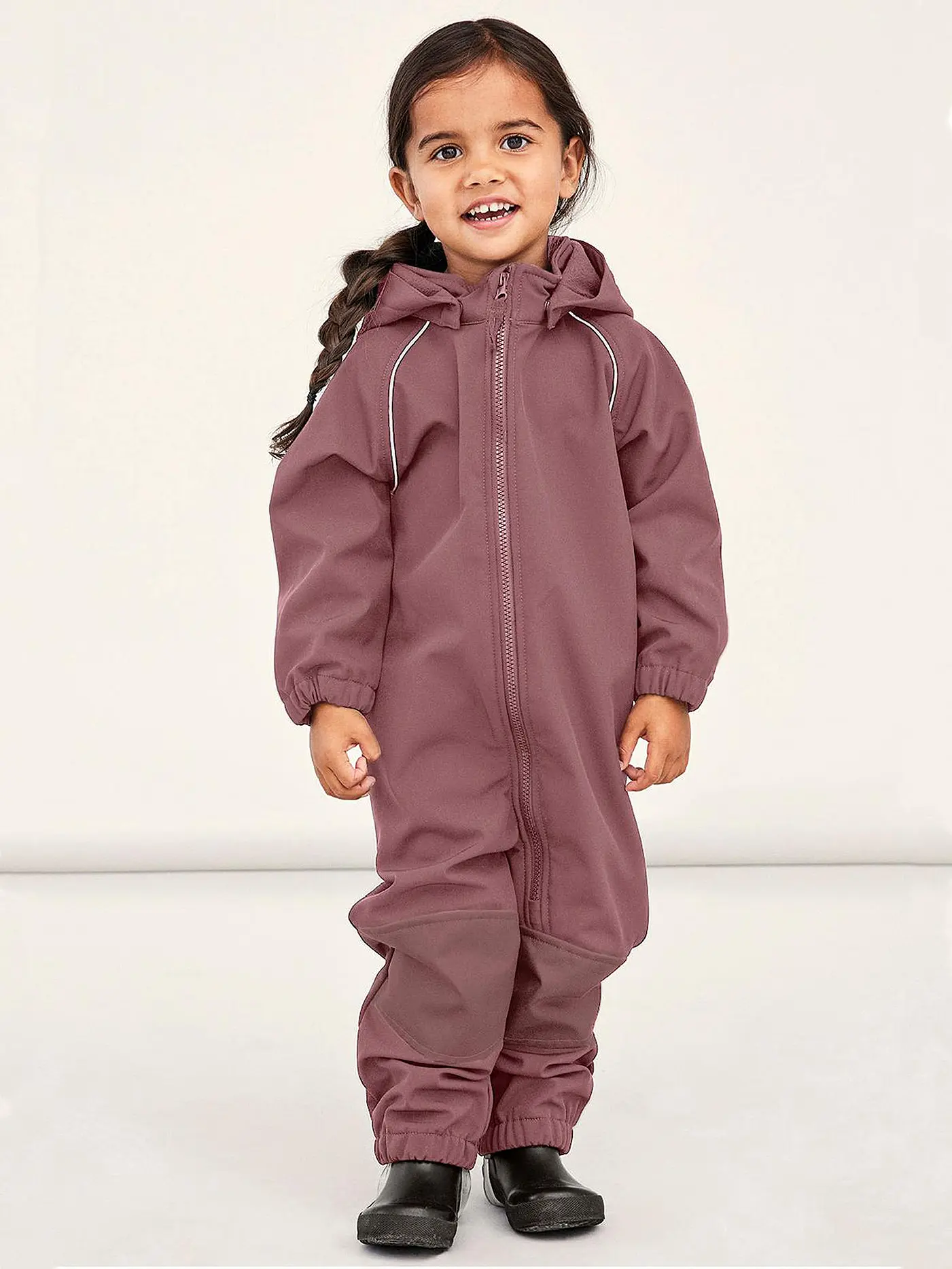 NAME IT | Kinder Softshell Regenanzug | rosa