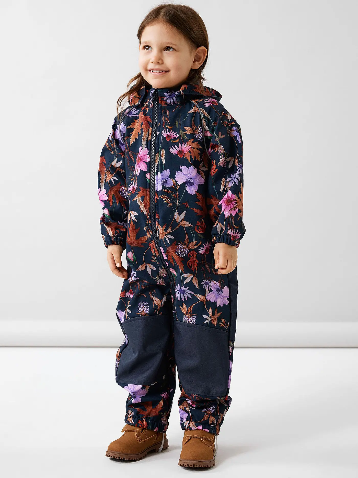 NAME IT | Kinder Softshellanzug NMFALFA08 | dunkelblau