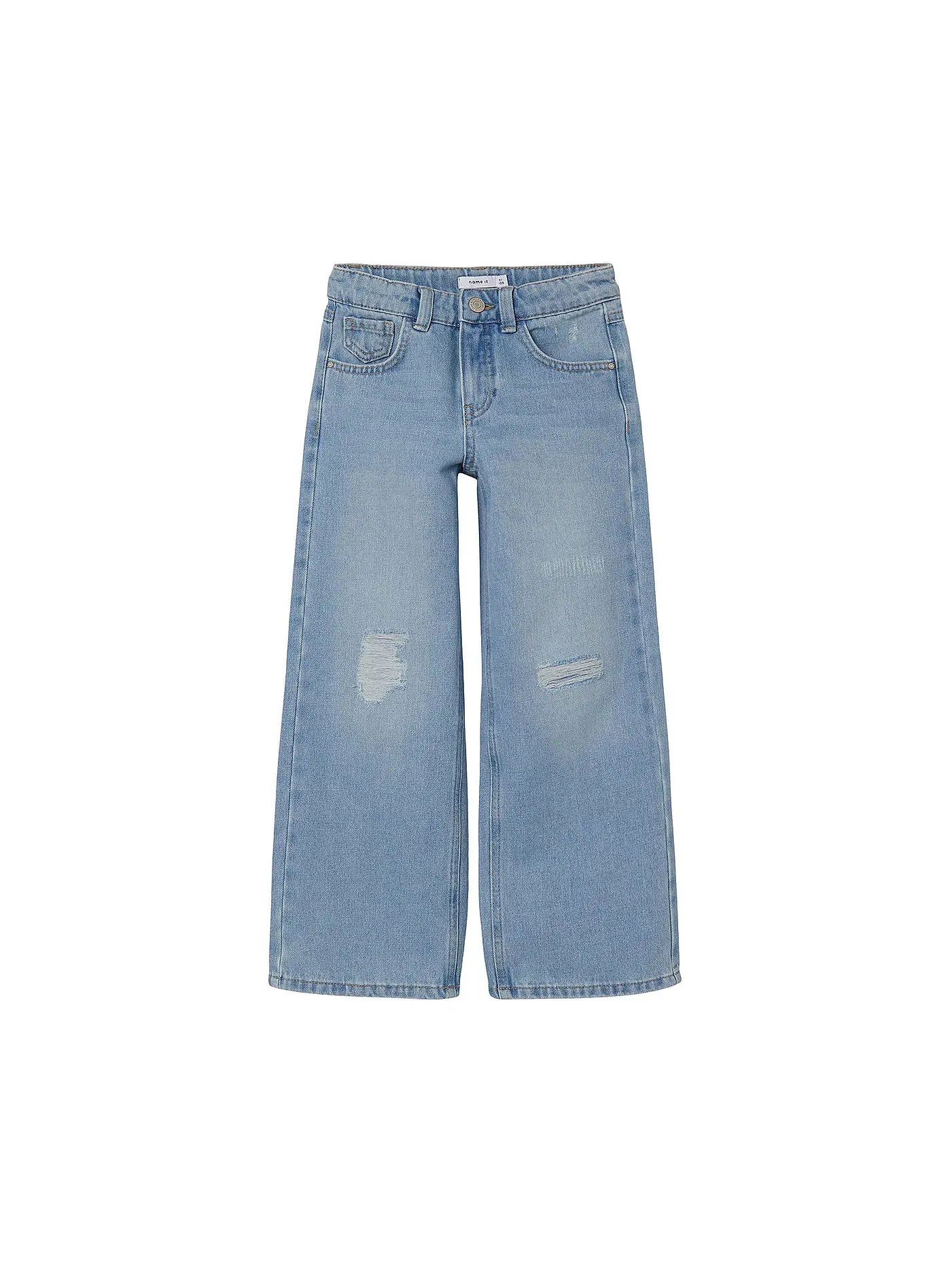 NAME IT | Mädchen Highwaist Jeans Wide Leg NKFROSE  | hellblau