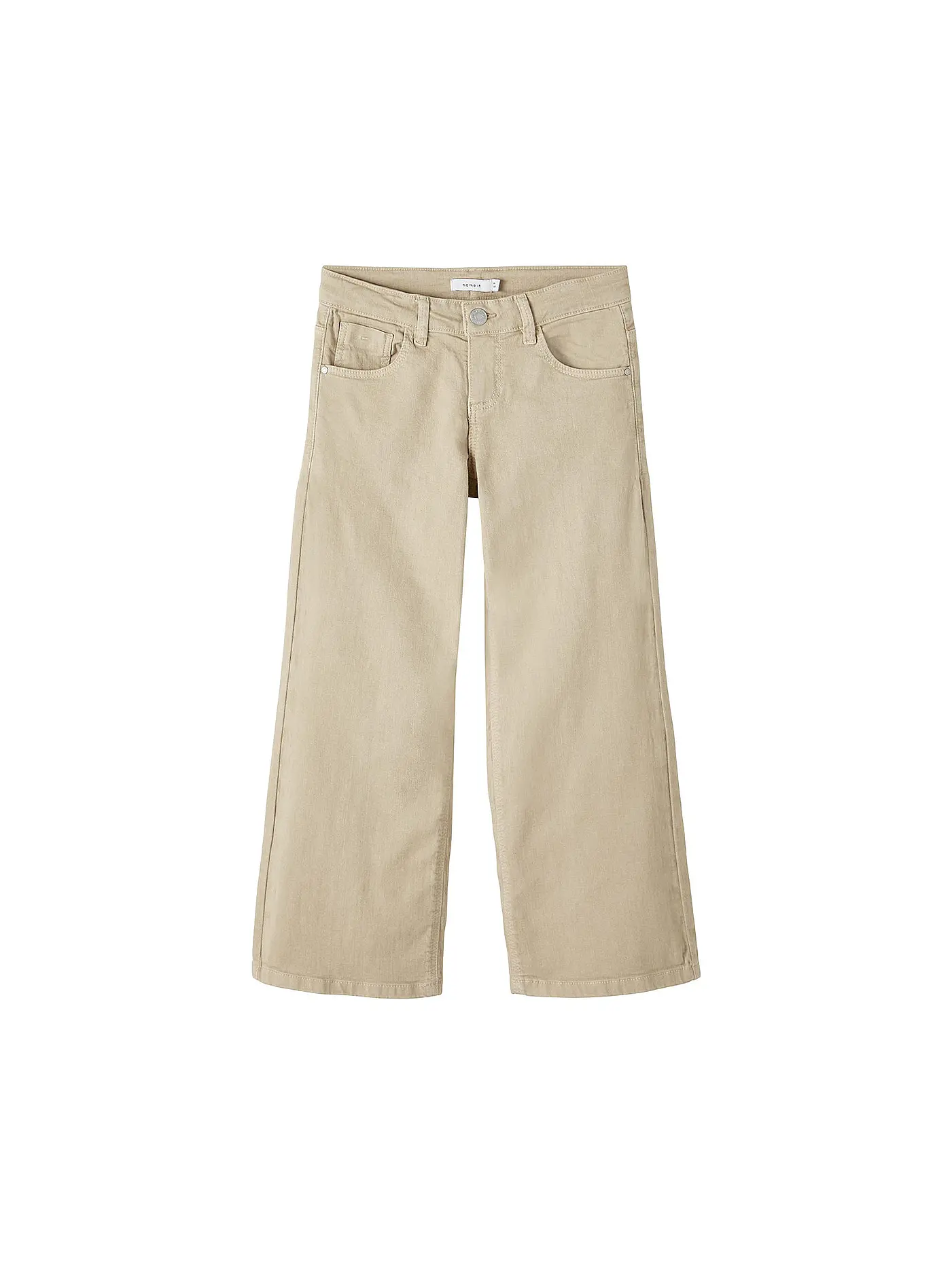 NAME IT | Mädchen Hose Wide Fit NKFROSE  | beige
