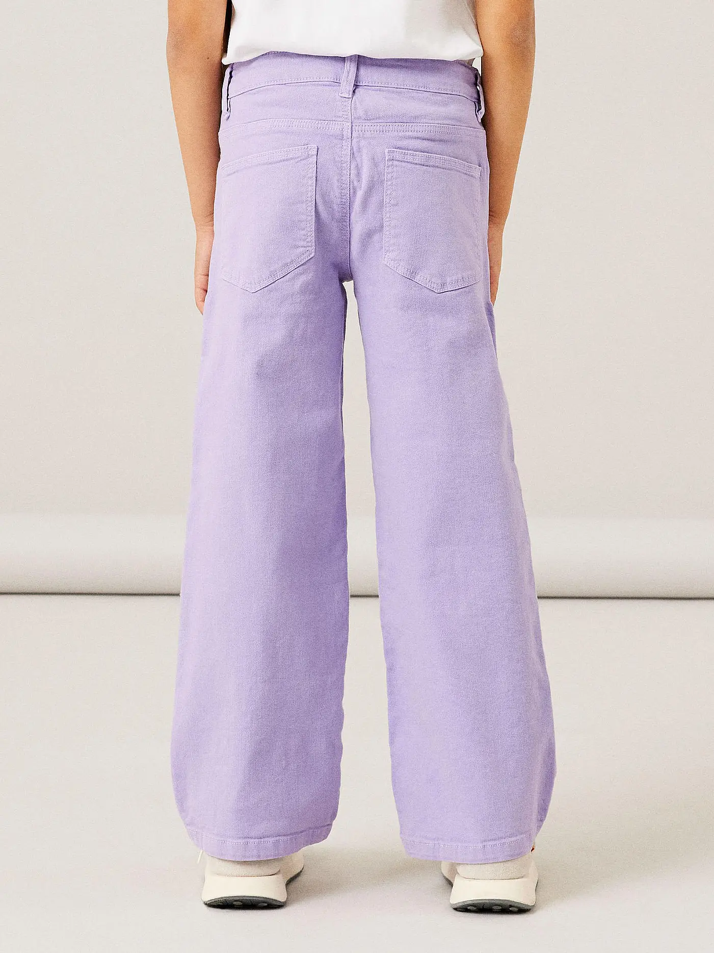 NAME IT | Mädchen Hose Wide Fit NKFROSE  | lila