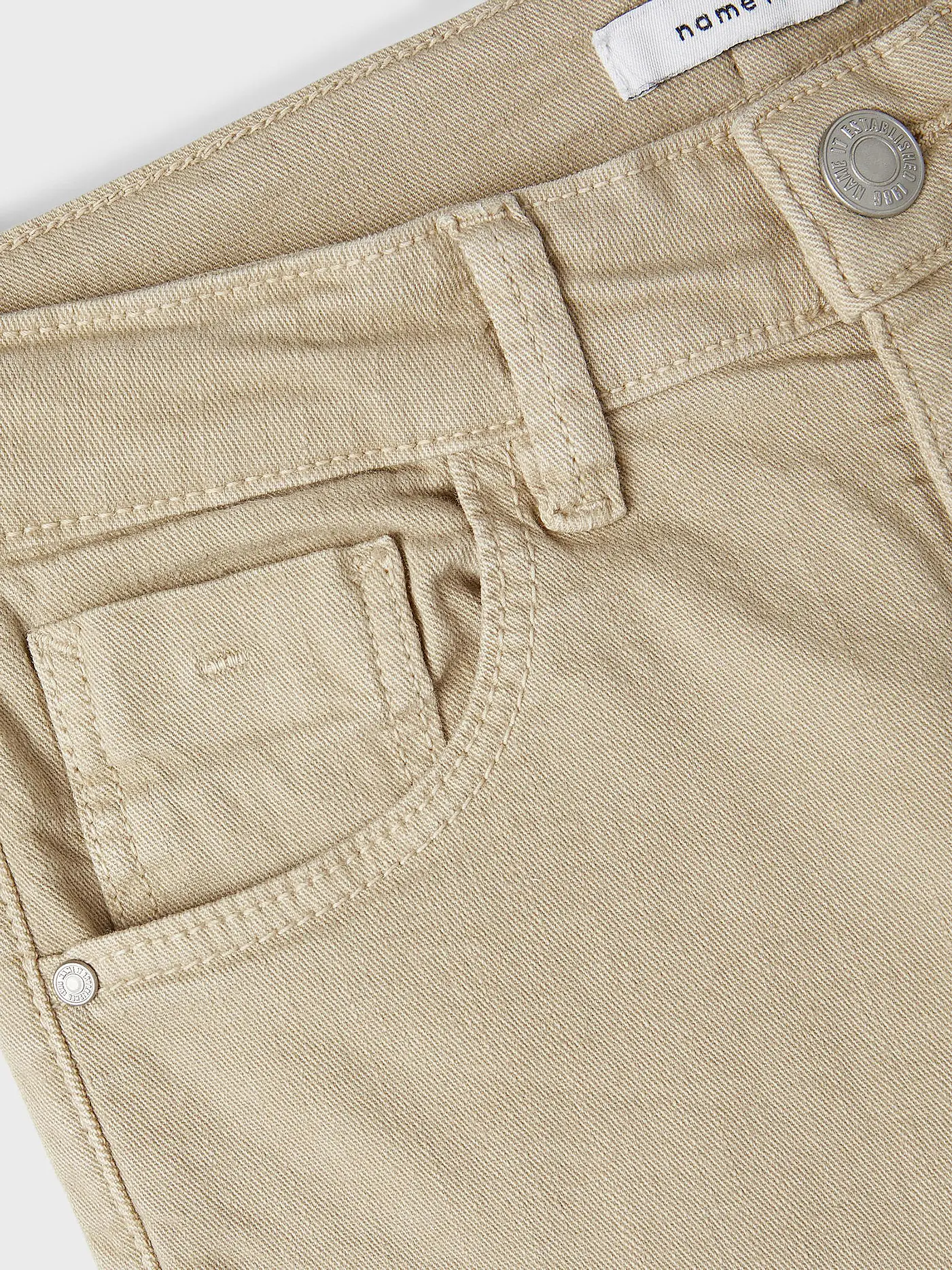 NAME IT | Mädchen Hose Wide Fit NKFROSE  | beige