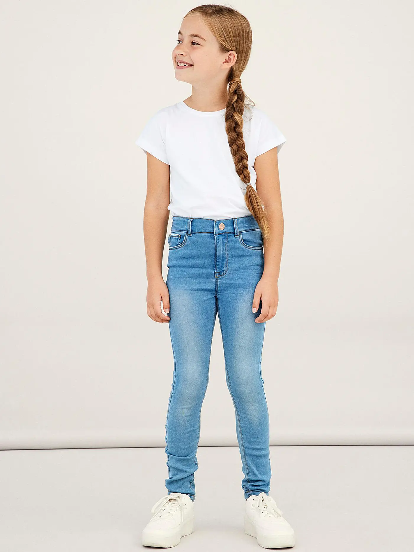 NAME IT | Mädchen Jeans Slim Fit NKFPOLLY  | blau
