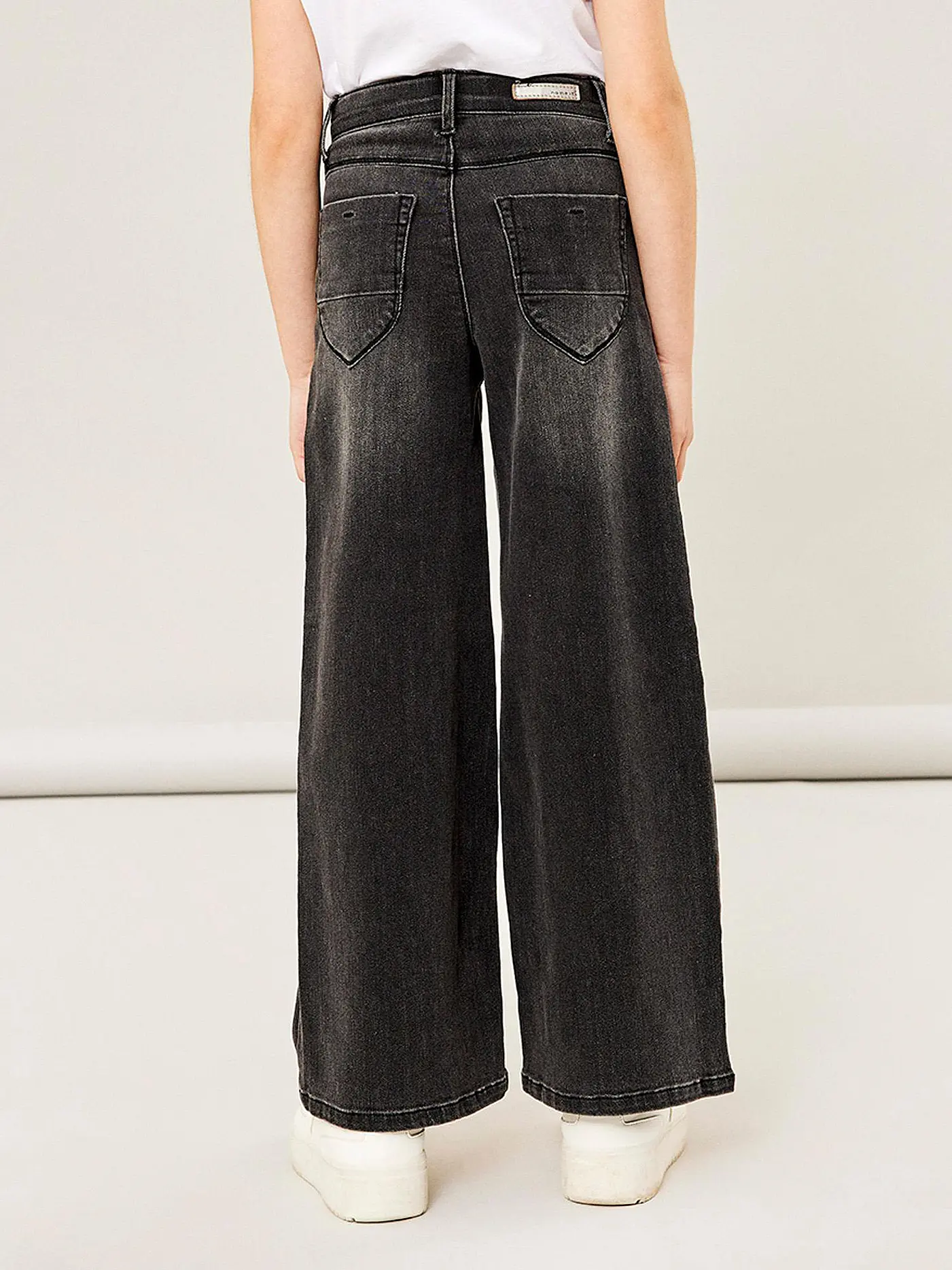 NAME IT | Mädchen Jeans Wide Leg NKFBELLA  | schwarz