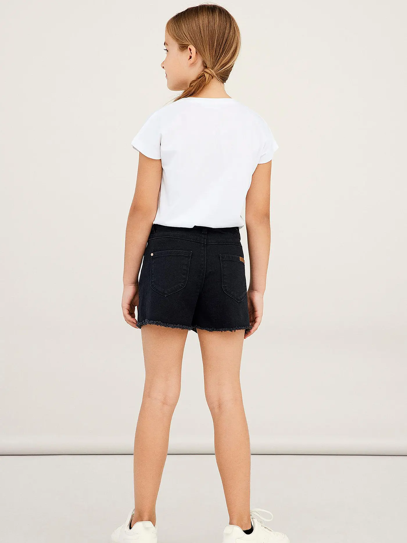 NAME IT | Mädchen Shorts NKFRANDI DNMTAYA | schwarz