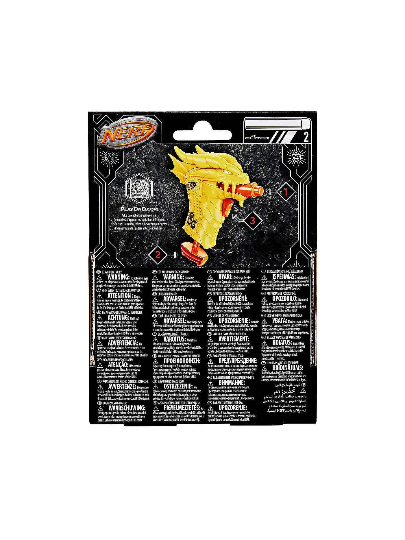 NERF | Nerf MicroShots Dungeons & Dragons Palarandusk | keine Farbe
