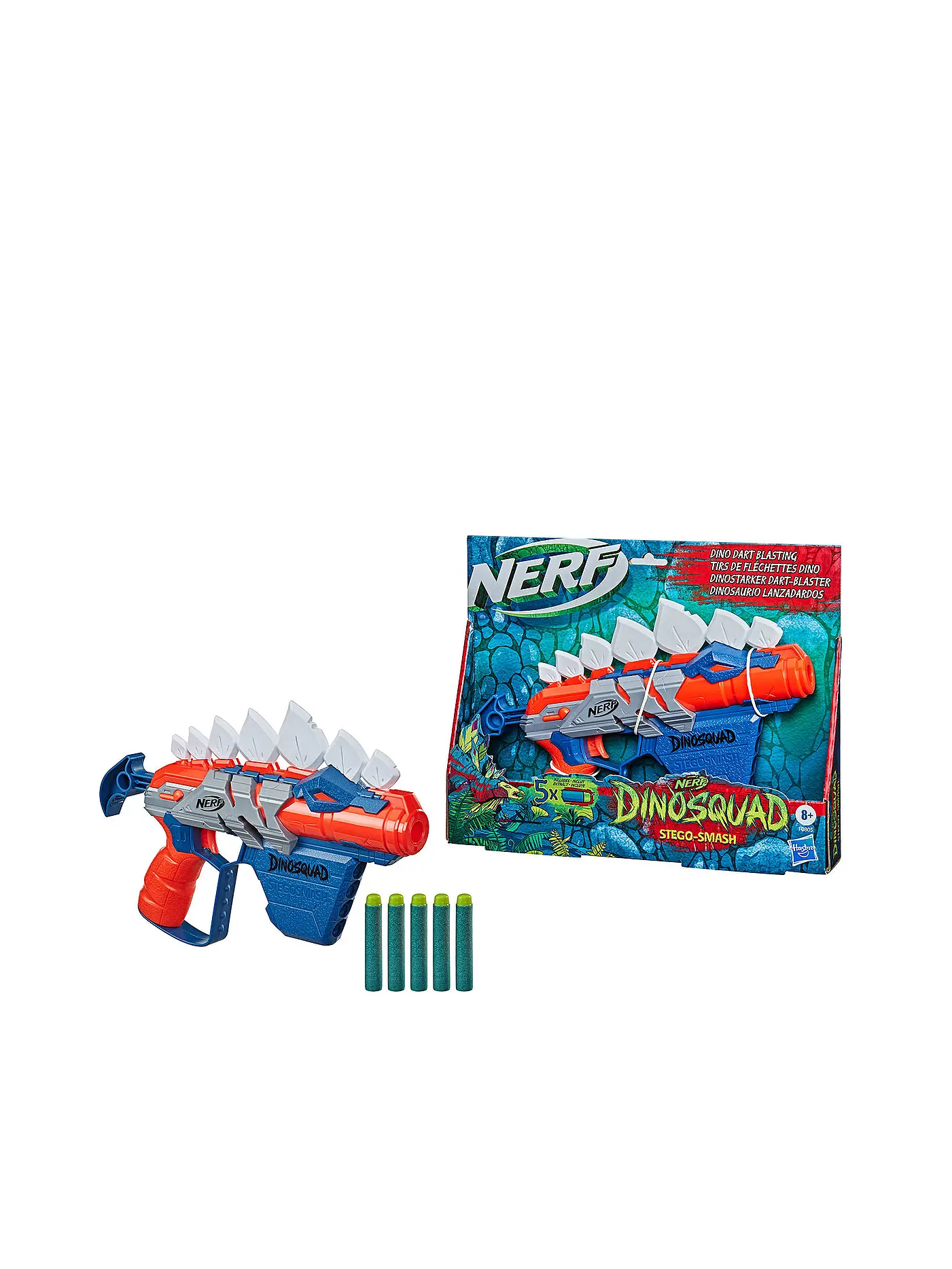 NERF | Spielzeugblaster - DinoSquad Stego-Smash | keine Farbe