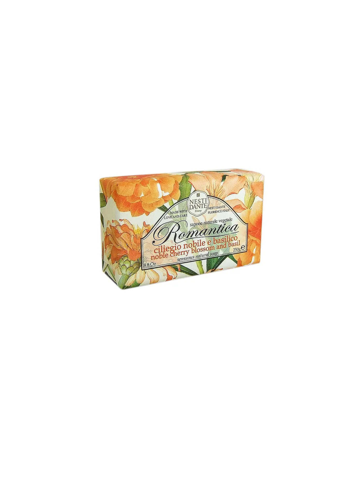NESTI DANTE | Seife - Romantica Soap Cherry Blossom & Basil 250g | orange
