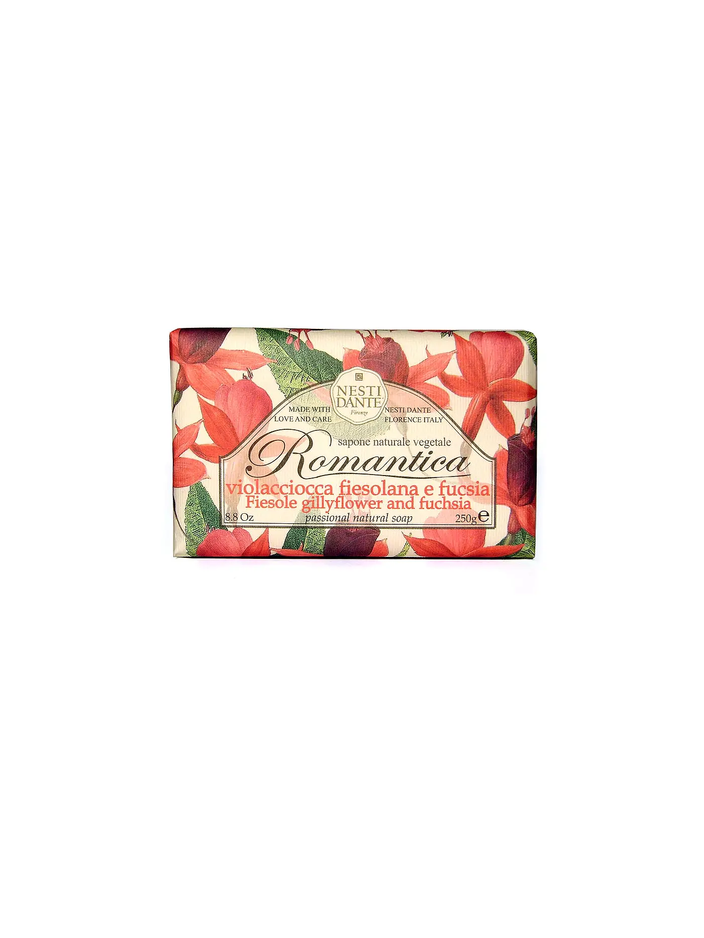 NESTI DANTE | Seife - Romantica Soap Levkoje & Fuchsia 250g | rot