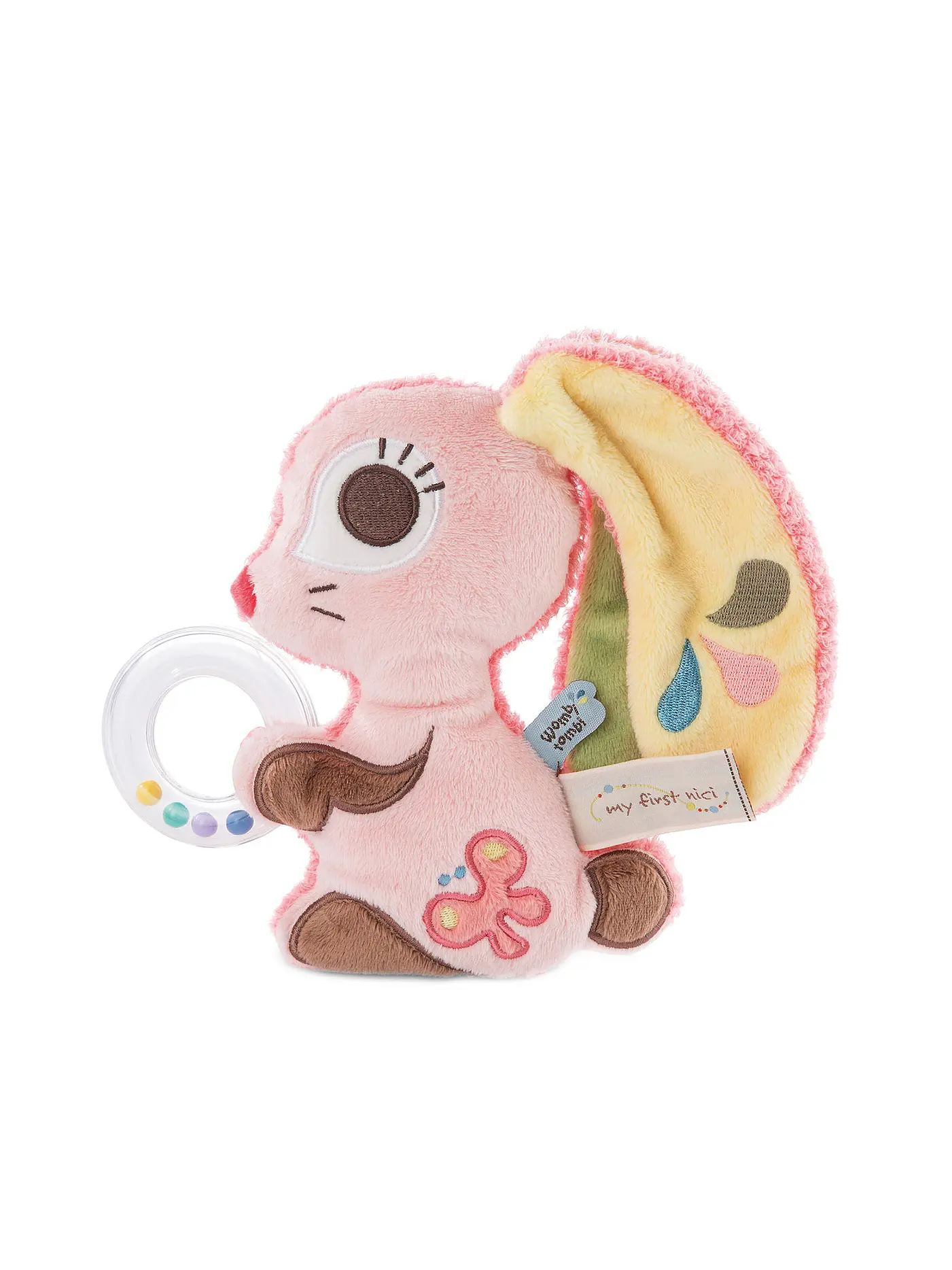 NICI | Activitiy Schmusetier 2D Hase Hopsali 18cm | rosa