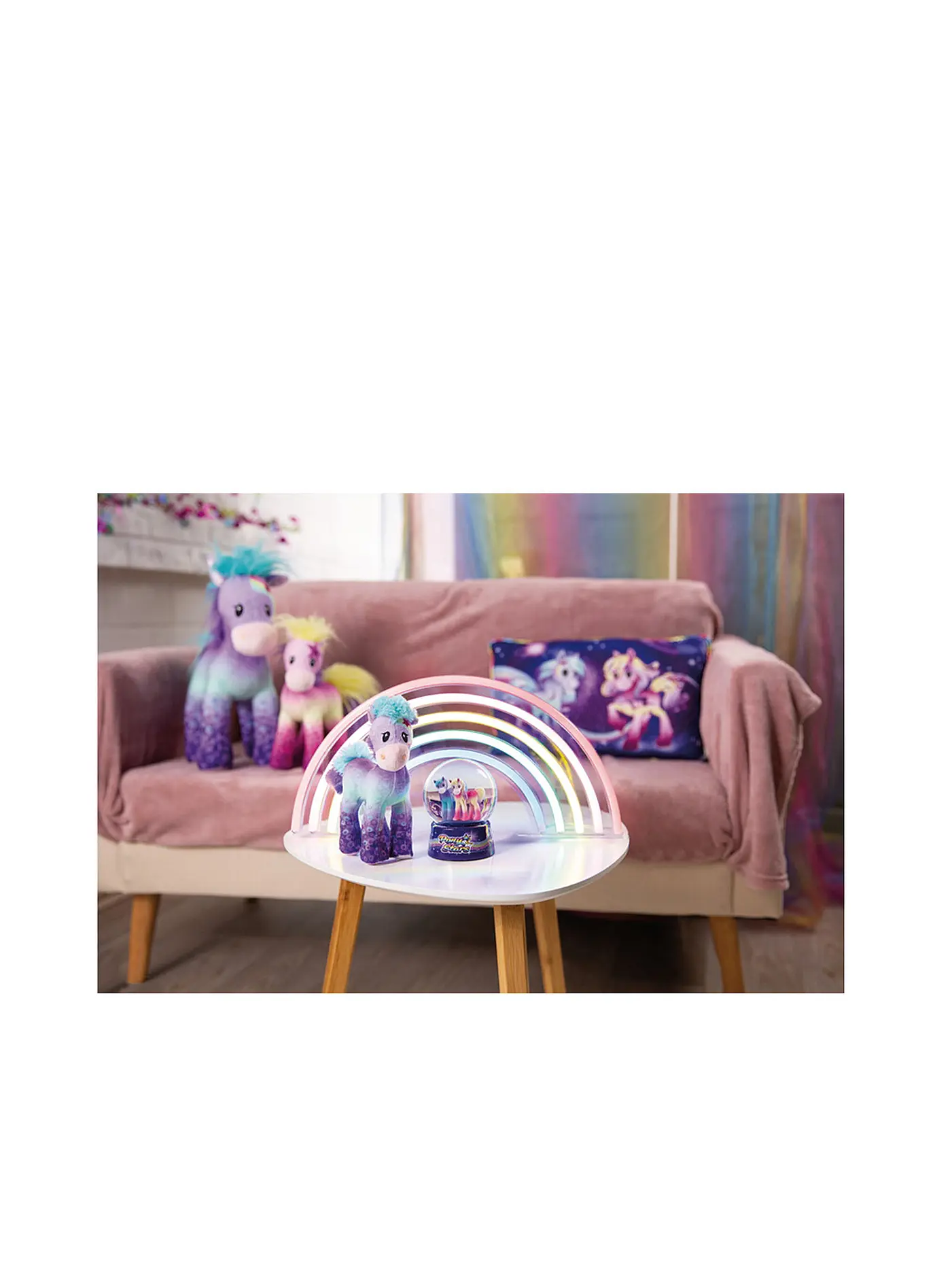 NICI | Kissen Pony Dtars rechteckig 43x25cm | lila