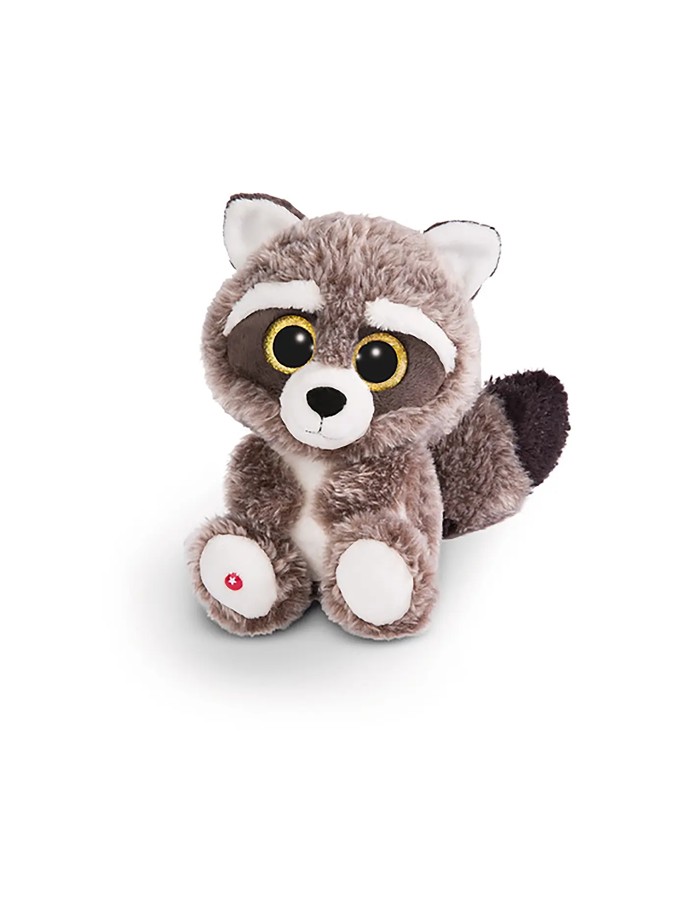NICI | Plüschtier - Glubschis Schlenker Waschbär Clooney 25cm | braun