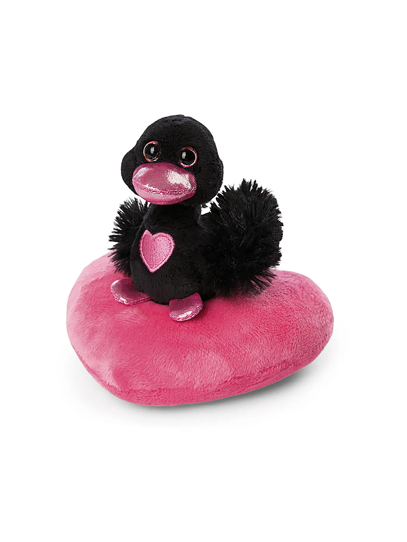 NICI | Plüschtier - Love Schwan Schwarz 10cm | schwarz