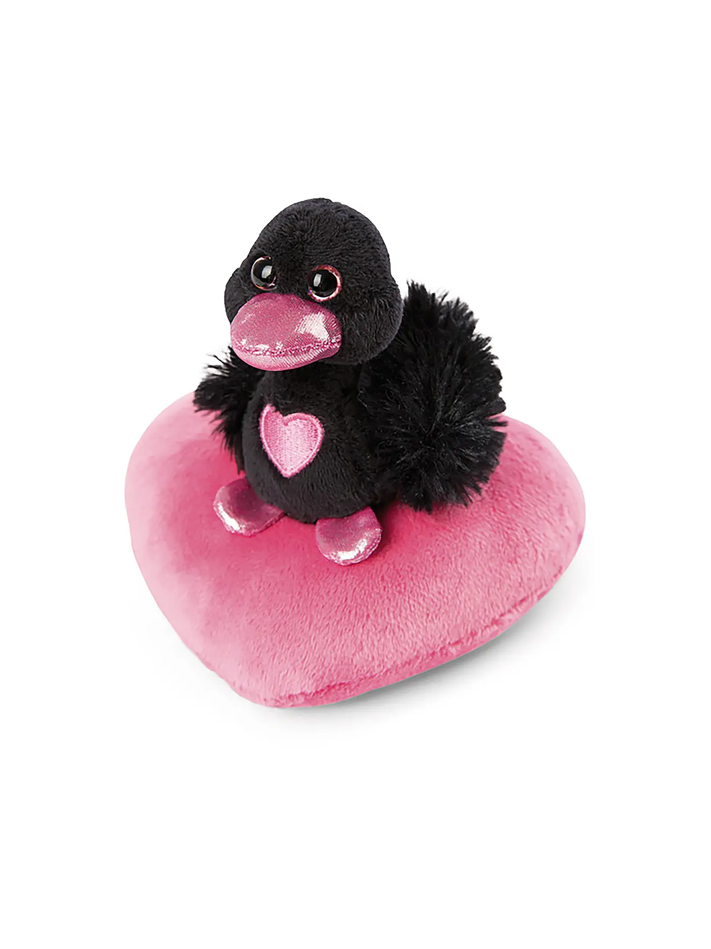 NICI | Plüschtier - Love Schwan Schwarz 10cm | schwarz