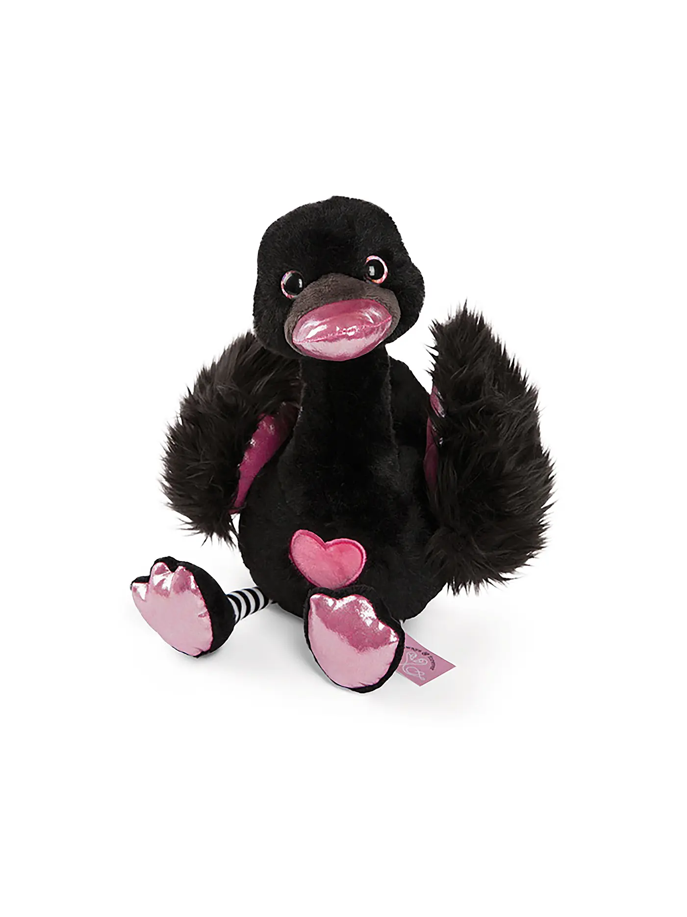NICI | Plüschtier - Love Schwan Schwarz 25cm | schwarz