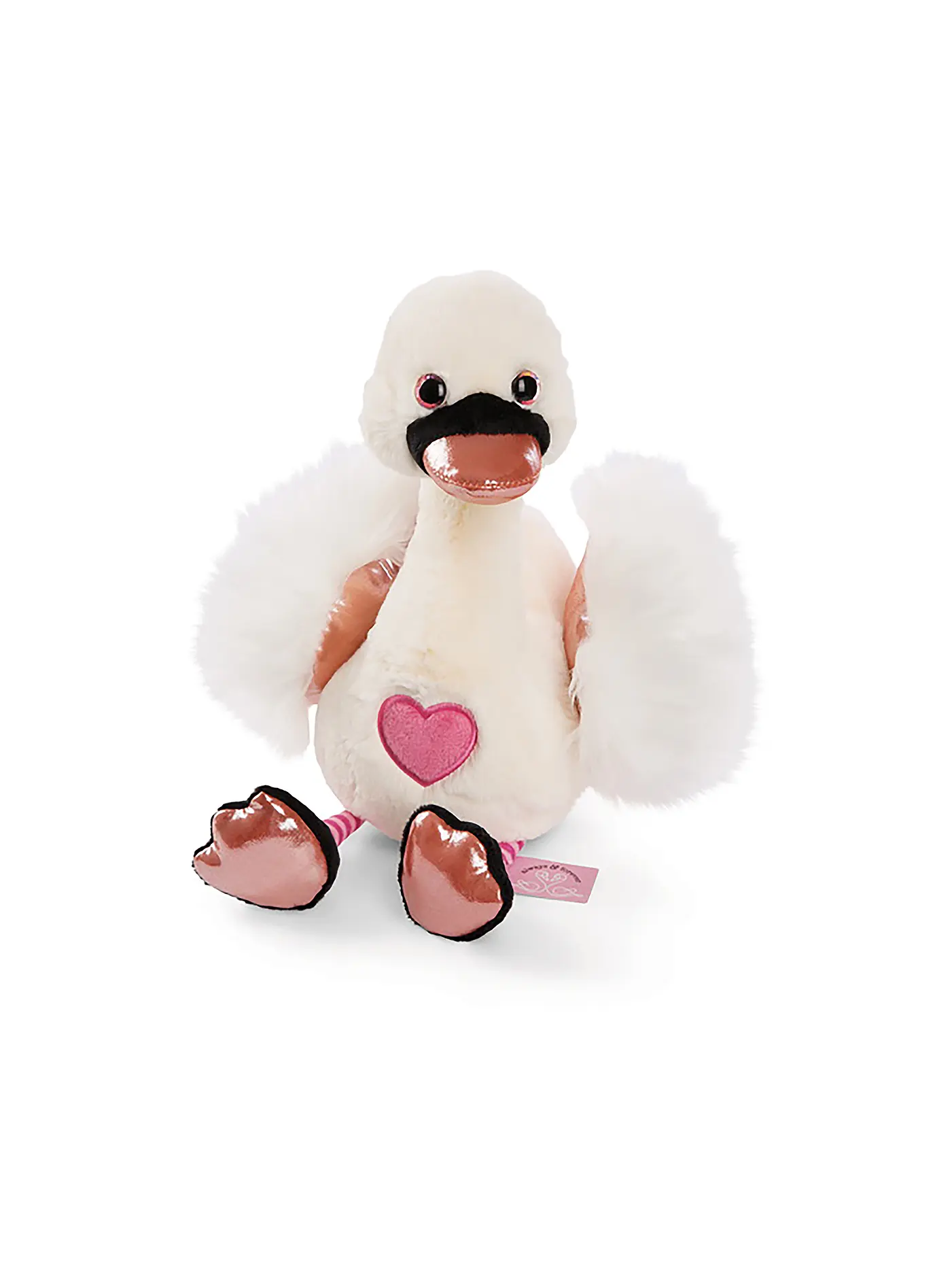 NICI | Plüschtier - Love Schwan Weiss 25cm | creme