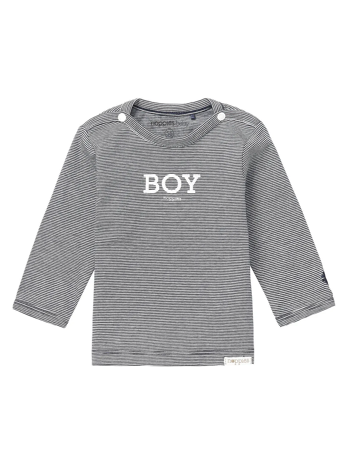 NOPPIES | Baby Langarmshirt NEWMAN | blau
