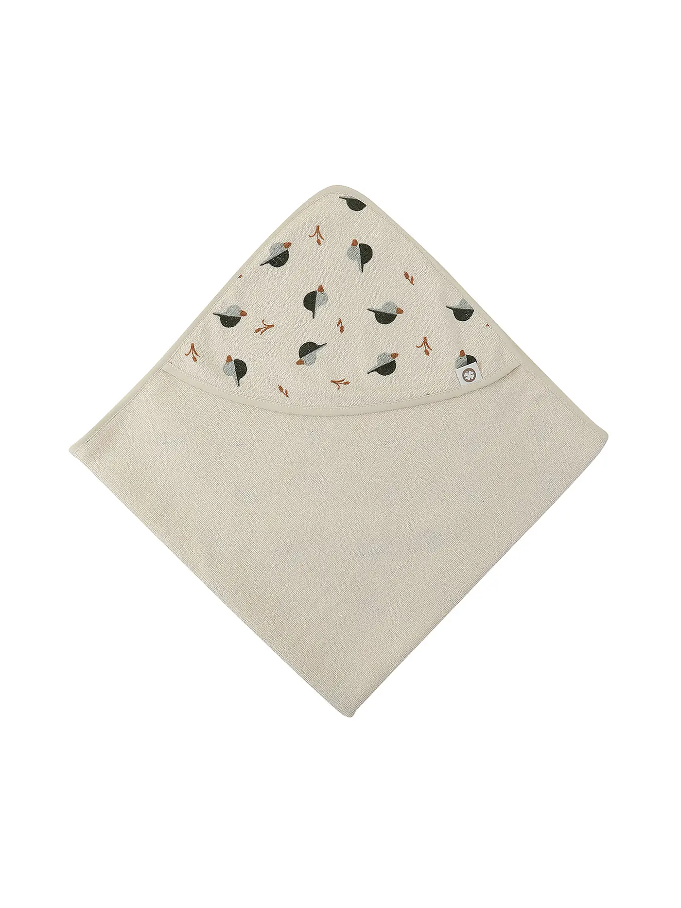 NOPPIES | Kapuzen - Badetuch PRINTED DUCK | beige