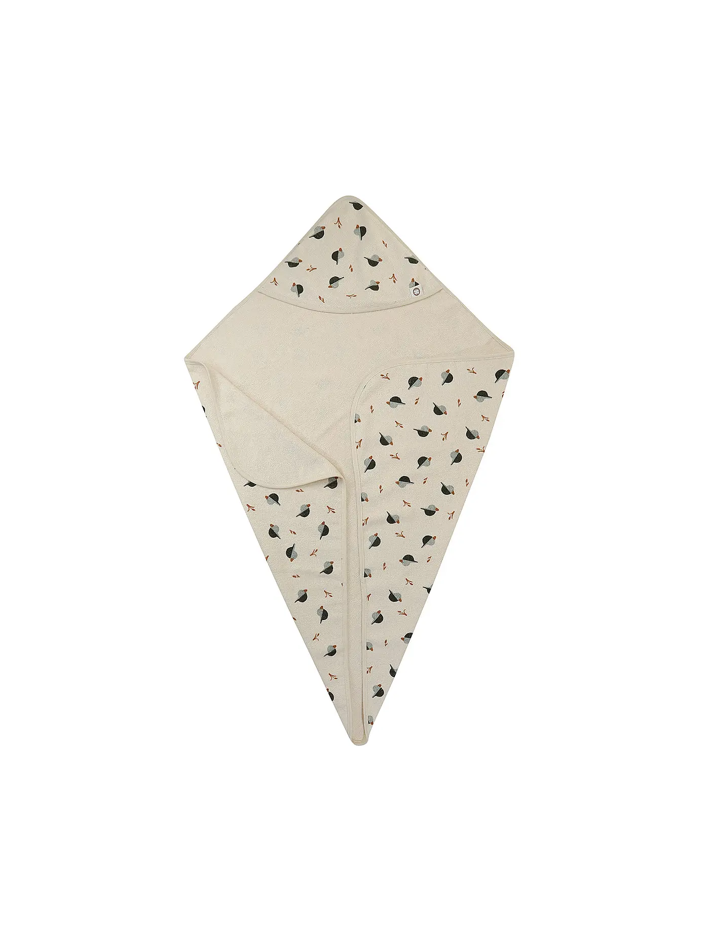 NOPPIES | Kapuzen - Badetuch PRINTED DUCK | beige