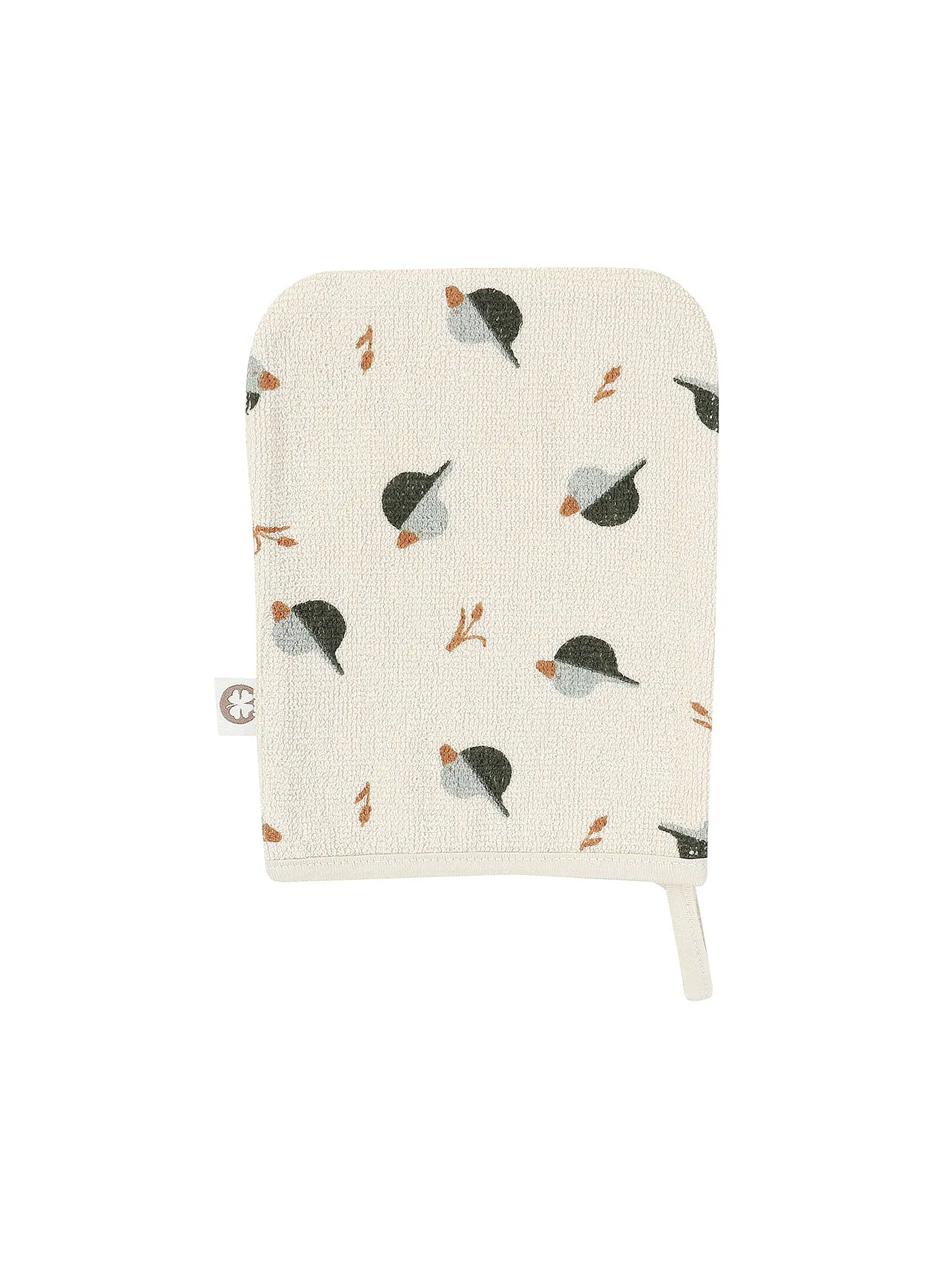 NOPPIES | Waschlappen PRINTED DUCK 2er Pkg  | beige