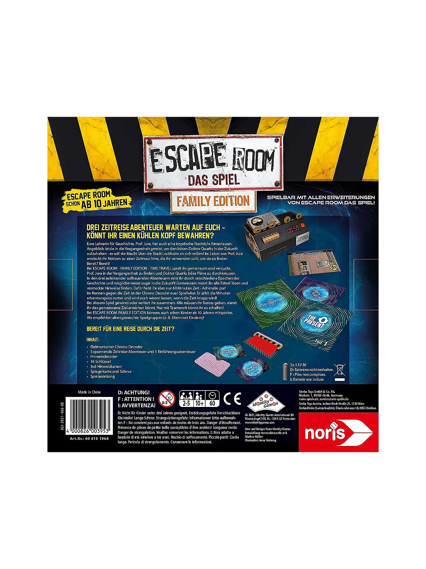 NORIS | Escape Room Time Travel  | keine Farbe