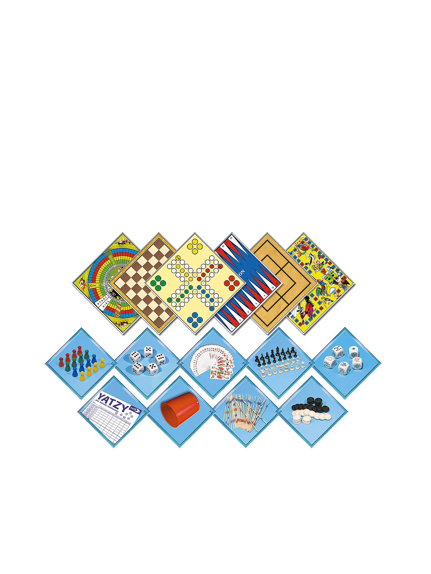 NORIS | Spieleklassiker mit 400 Spielmöglichkeiten | keine Farbe