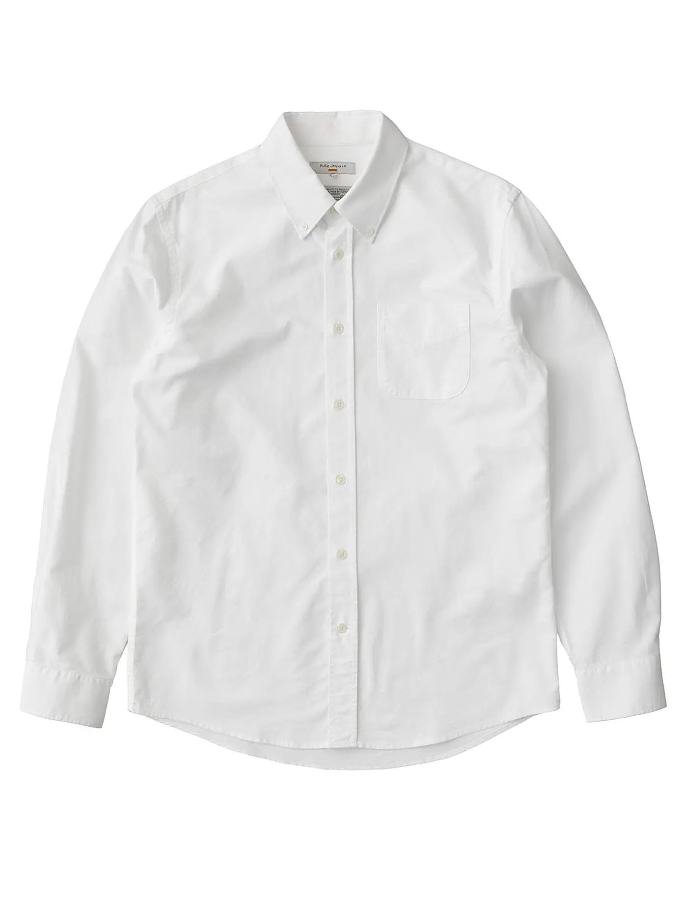 NUDIE JEANS | Hemd Slim Fit JOHN | weiss