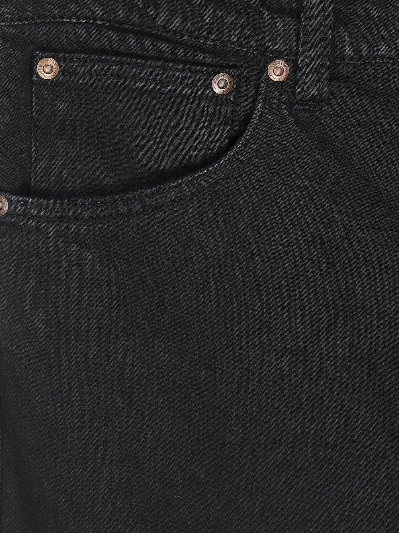 NUDIE JEANS | Jeans Straight Fit GRIM TIM | schwarz