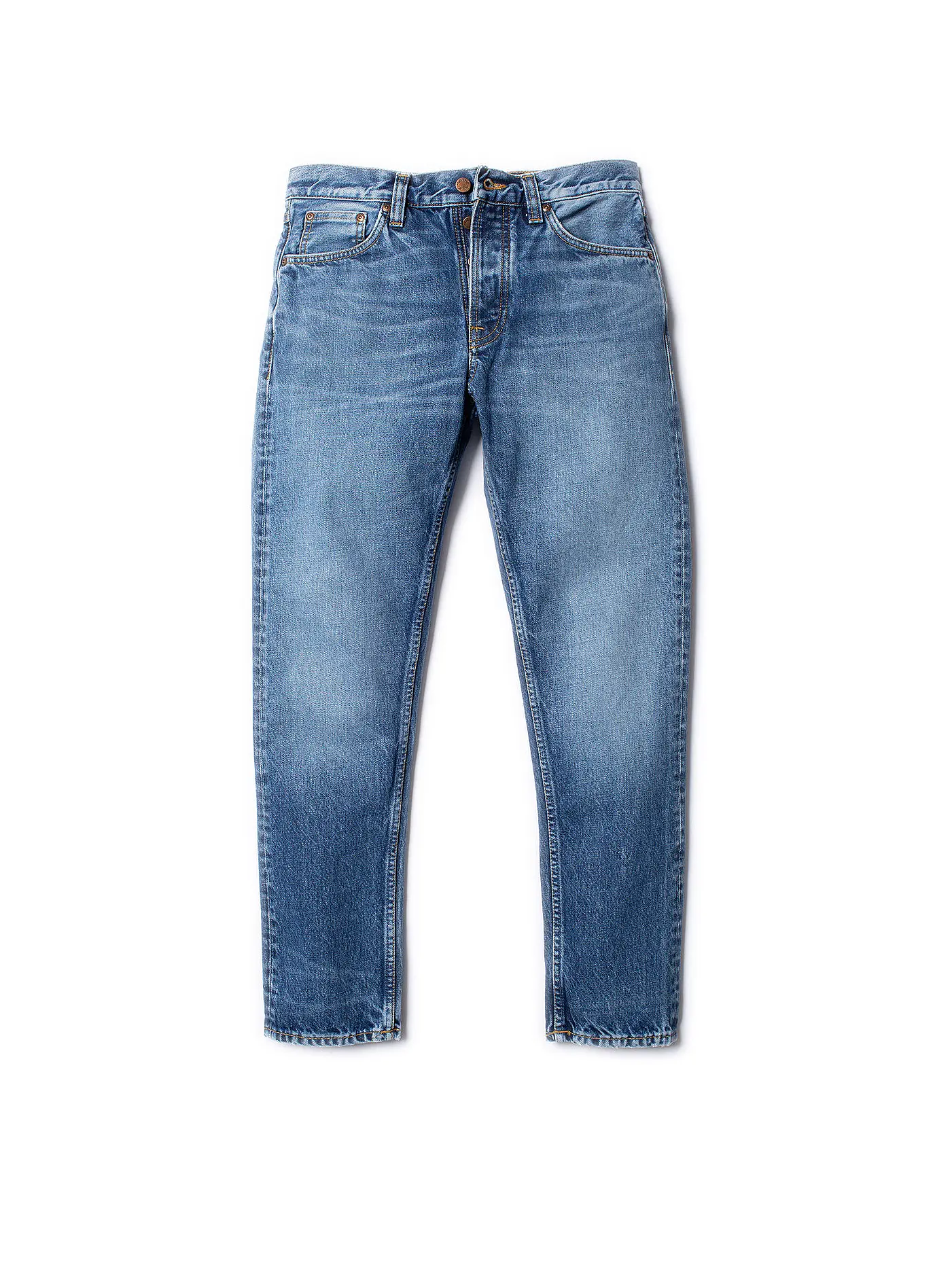 NUDIE JEANS | Jeans Tapered Fit EDDIE II | blau