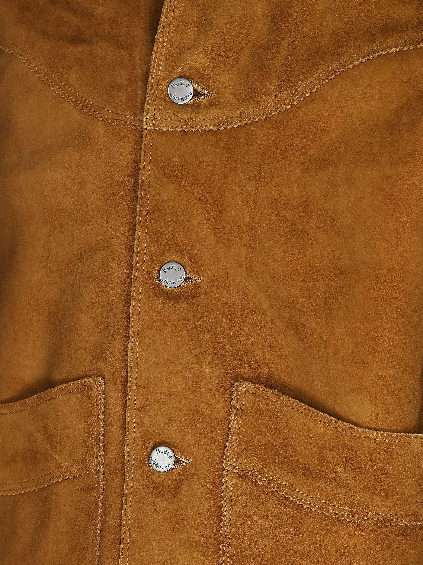 NUDIE JEANS | Lederjacke MUDDY | camel