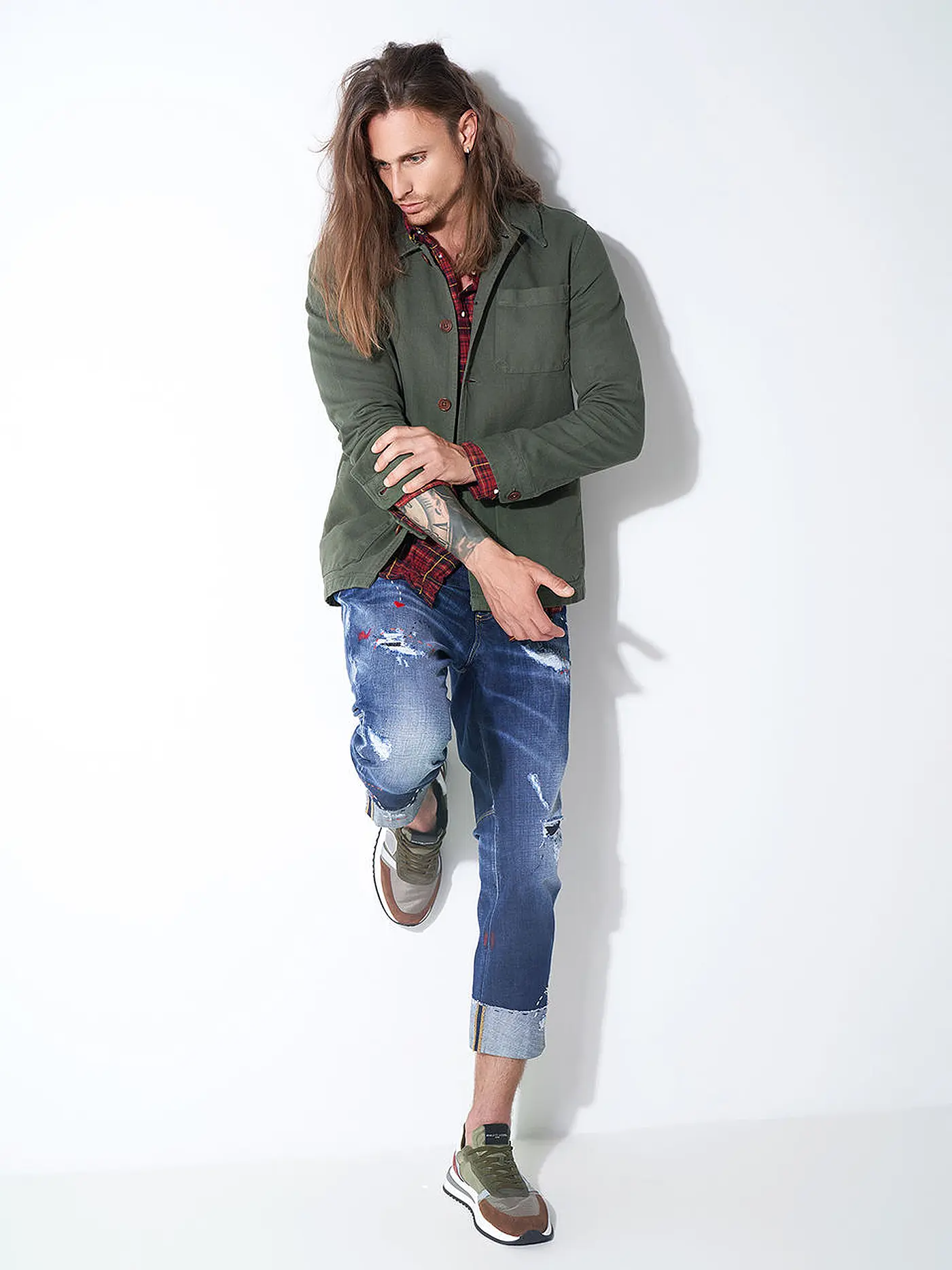 NUDIE JEANS | Overshirt Barney | grün