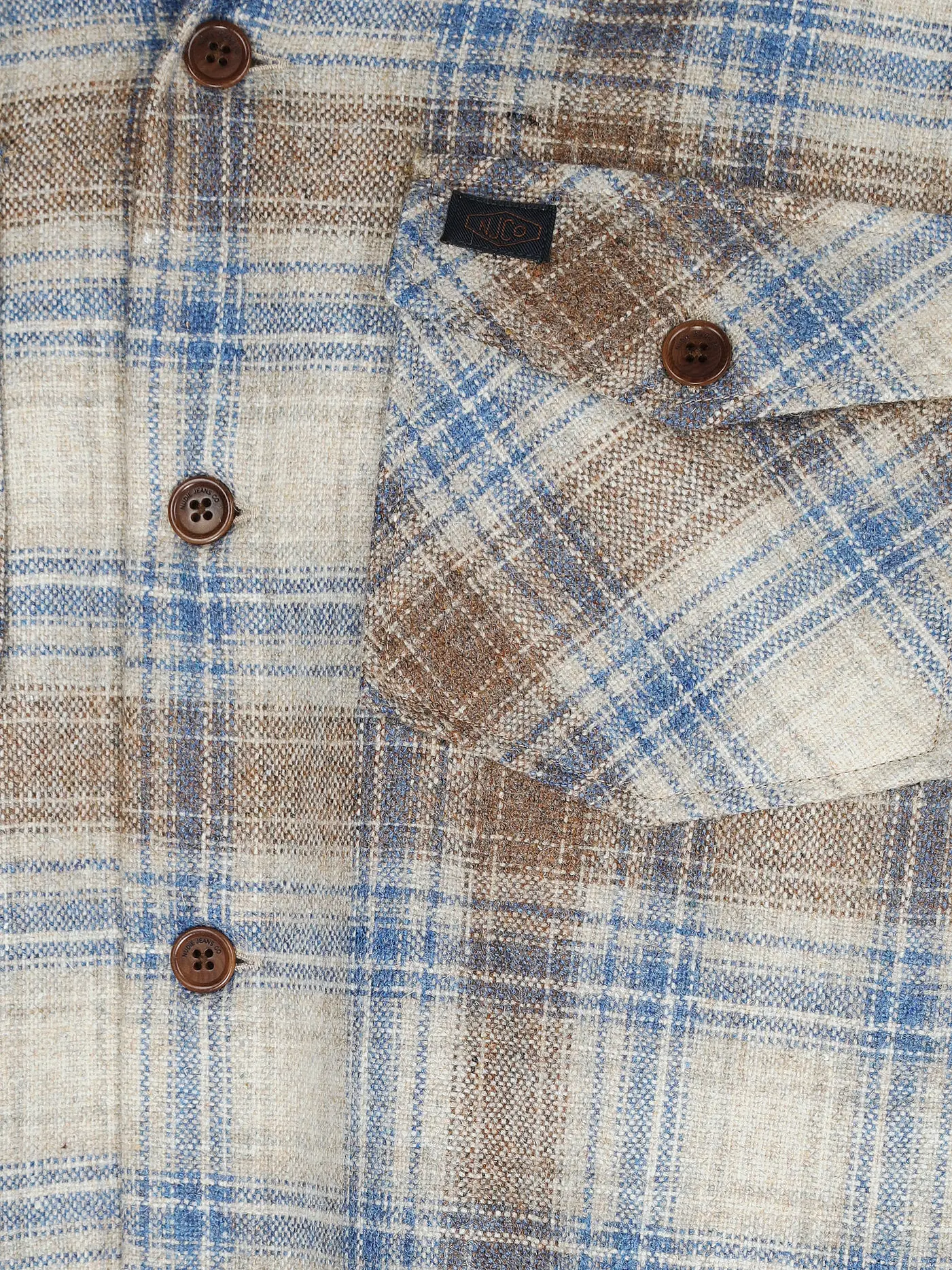 NUDIE JEANS | Overshirt | beige