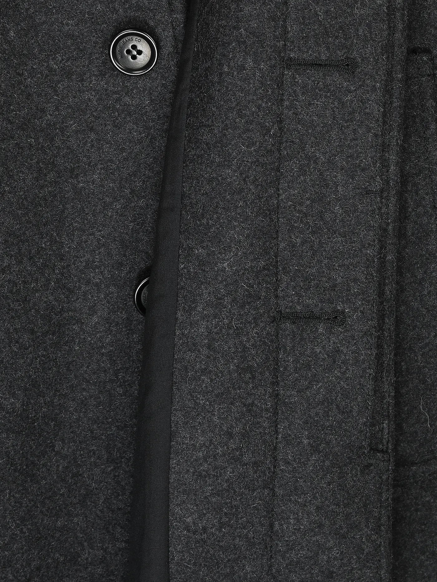 NUDIE JEANS | Wollmantel CORRY | grau