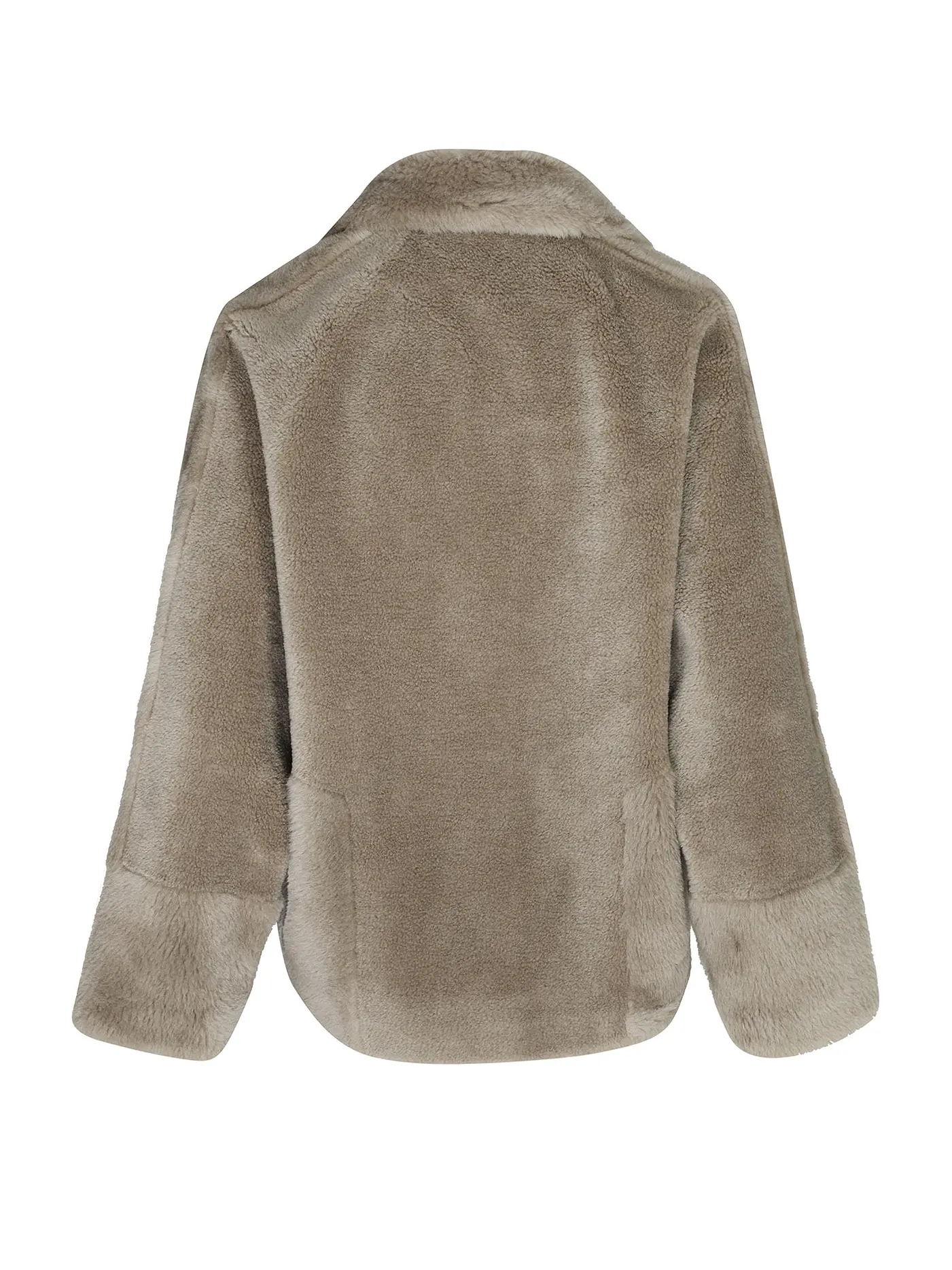 OAKWOOD | Wendejacke in Felloptik HELEN | hellbraun