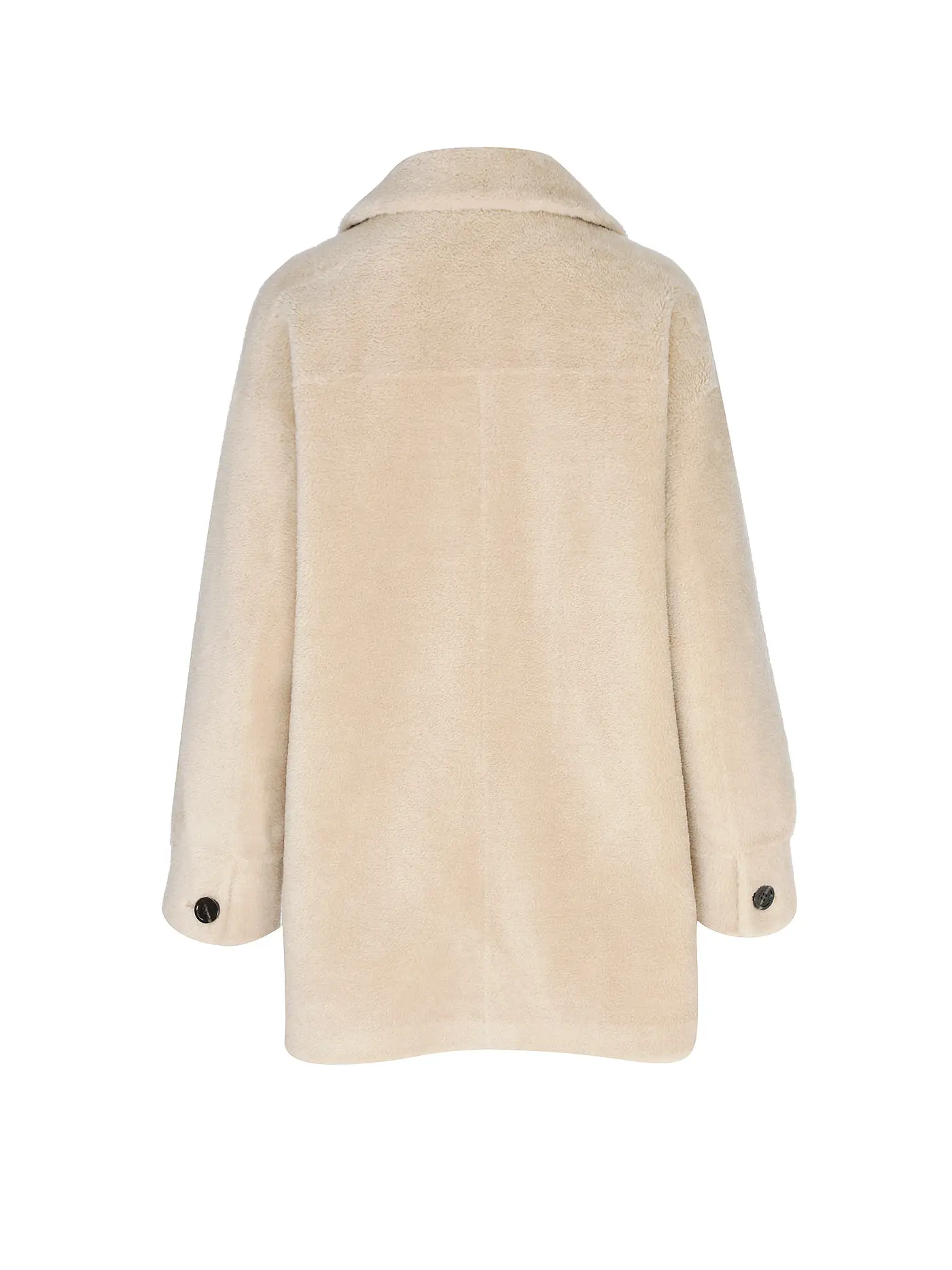 OAKWOOD | Wendejacke in Felloptik LILLY  | beige