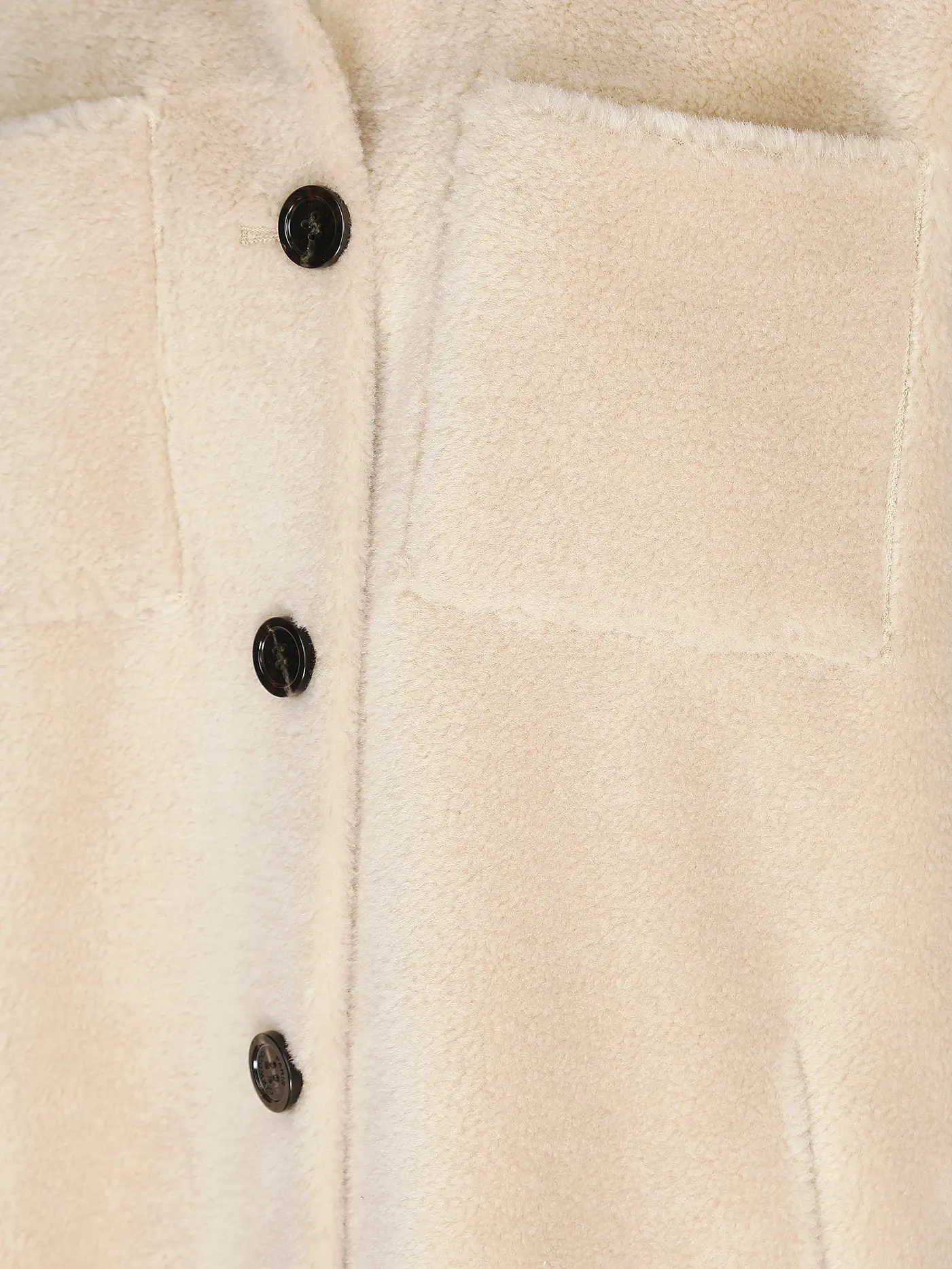 OAKWOOD | Wendejacke in Felloptik LILLY  | beige