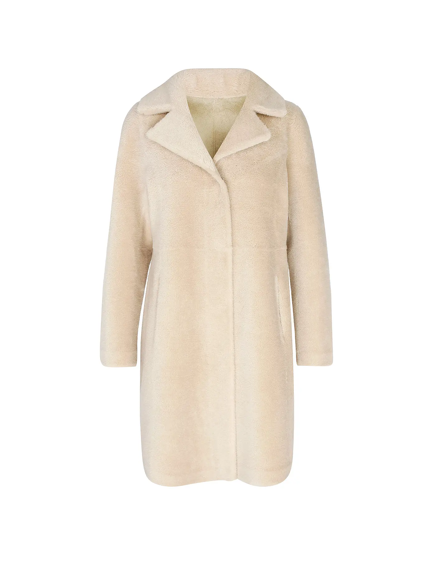 OAKWOOD | Wendejacke in Felloptik LILLY  | beige