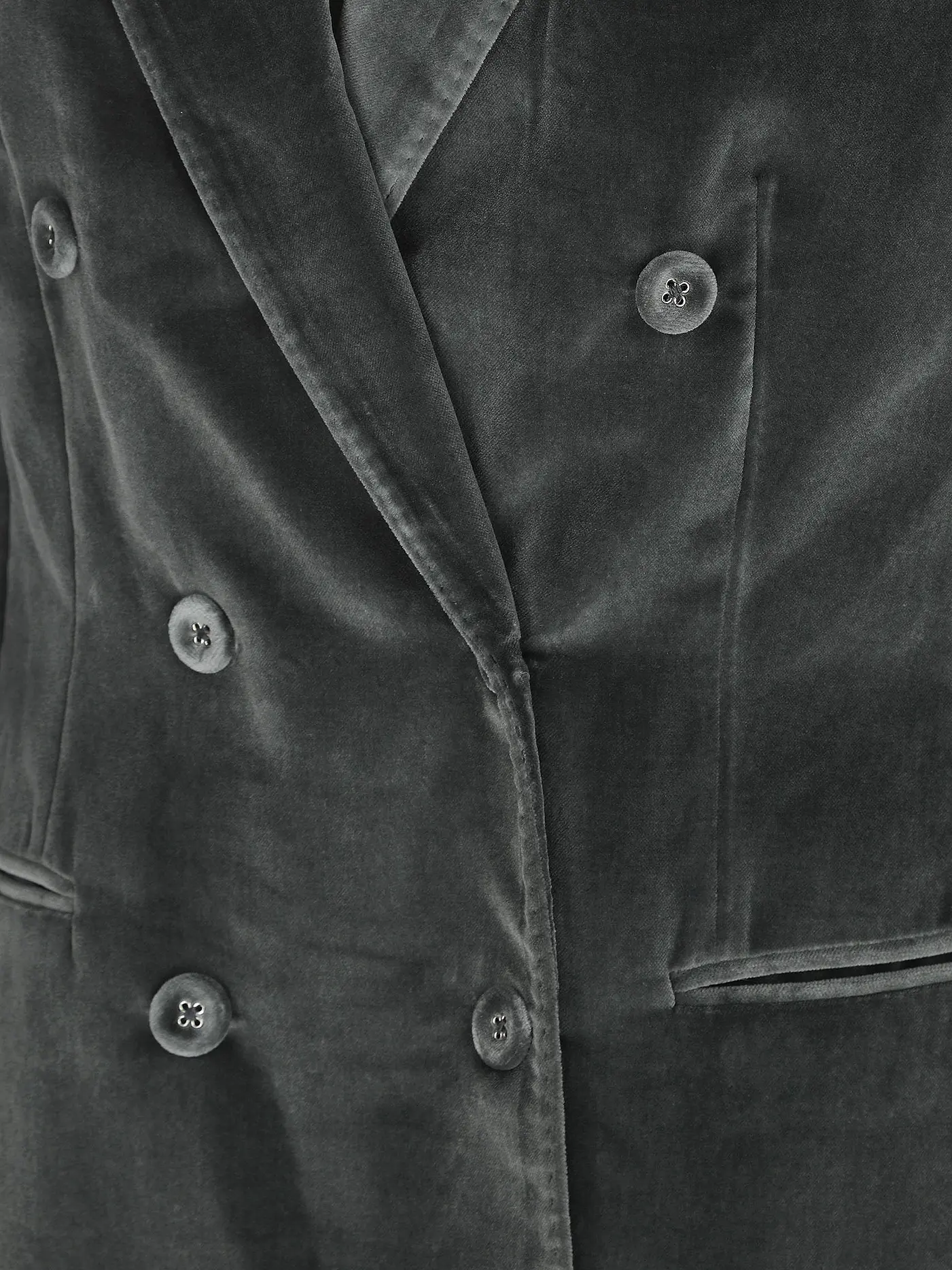 OFFICINE GENERALE | Samtblazer MANON | grau