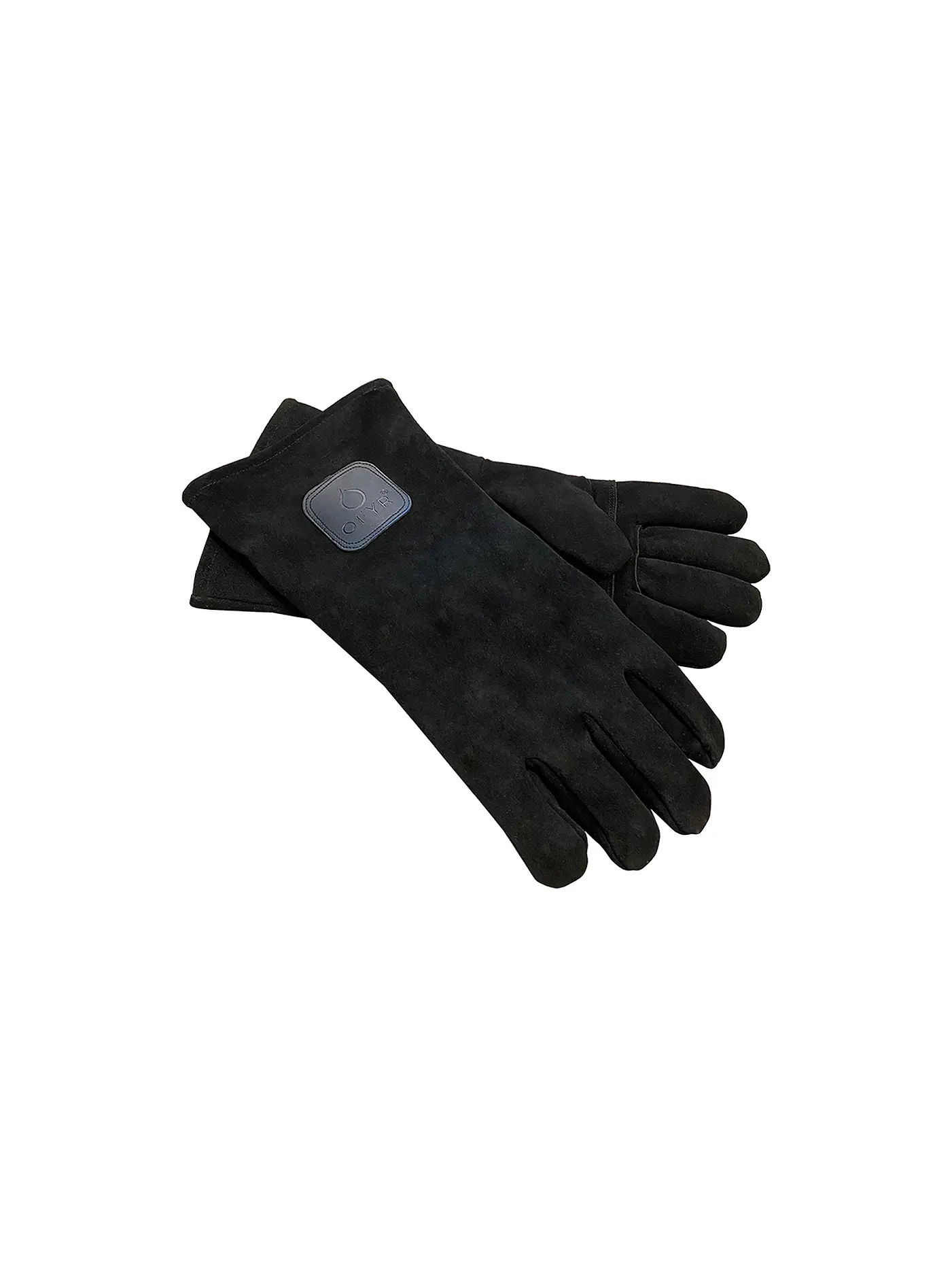 OFYR | Grillhandschuhe Wildleder Schwarz | schwarz