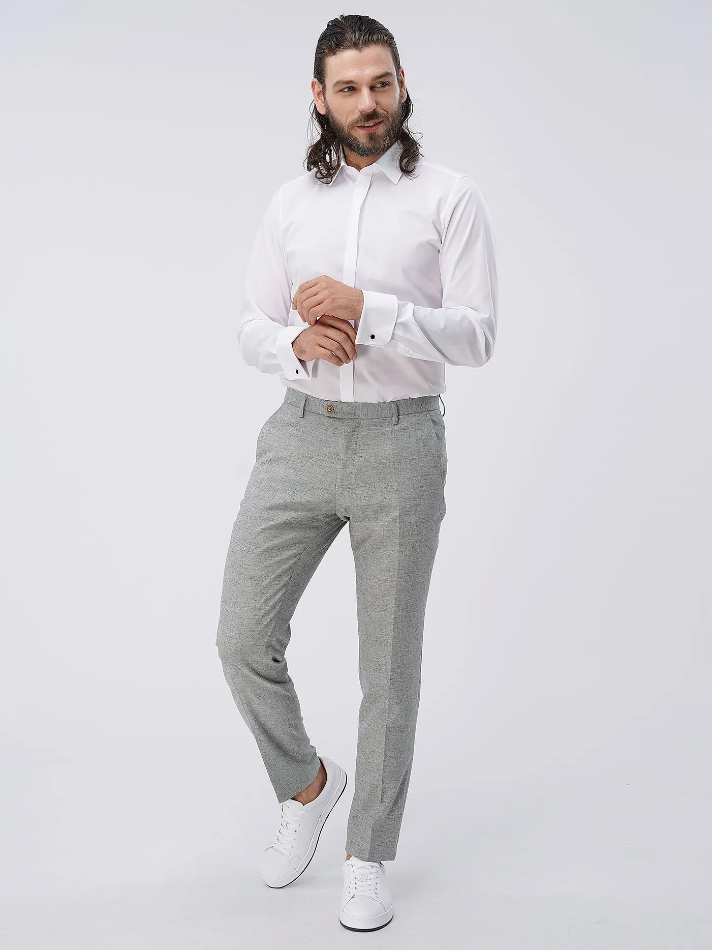OLYMP LEVEL FIVE | Business Hemd Slim Fit | weiss