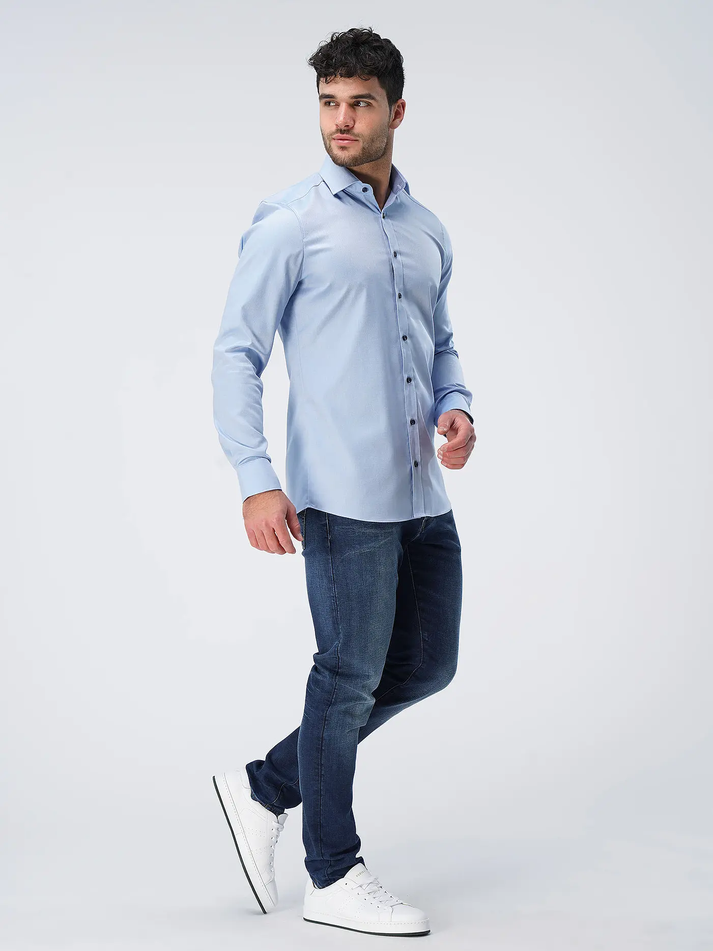 OLYMP LEVEL FIVE | Hemd Body Fit | hellblau