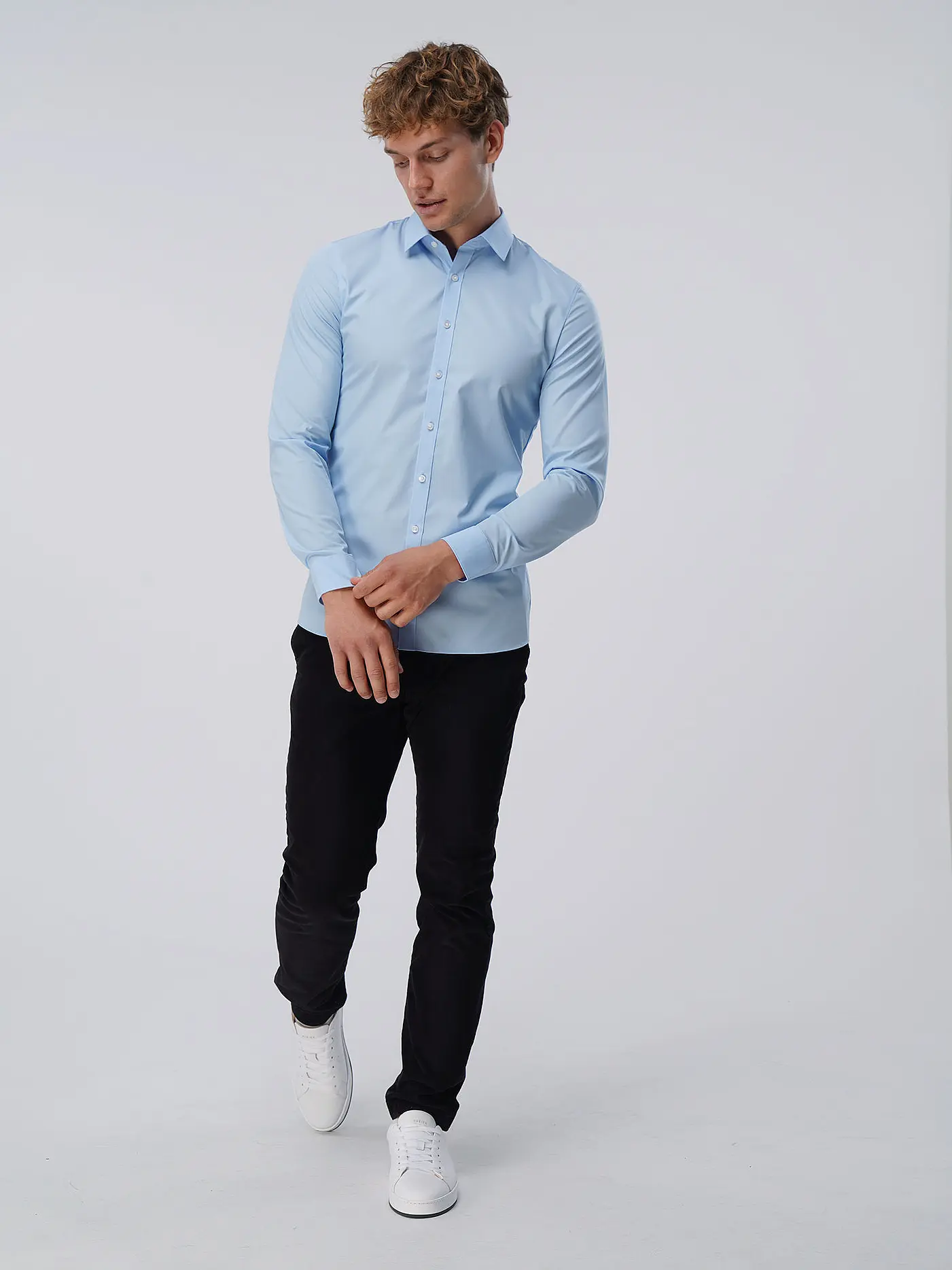 OLYMP NO.6 | Business Hemd Super Slim | blau