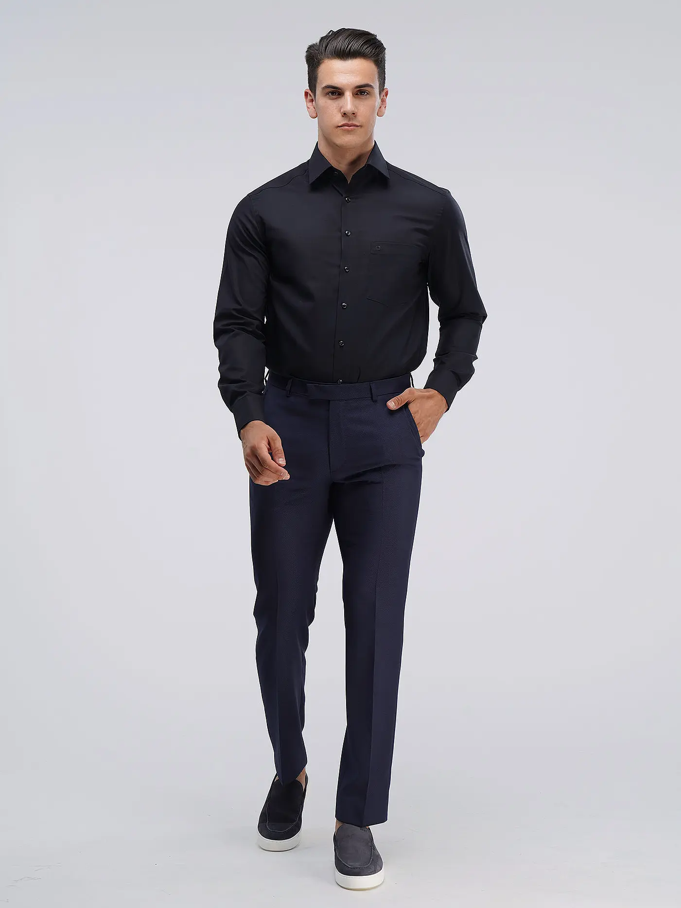 OLYMP | Hemd Modern Fit  | schwarz