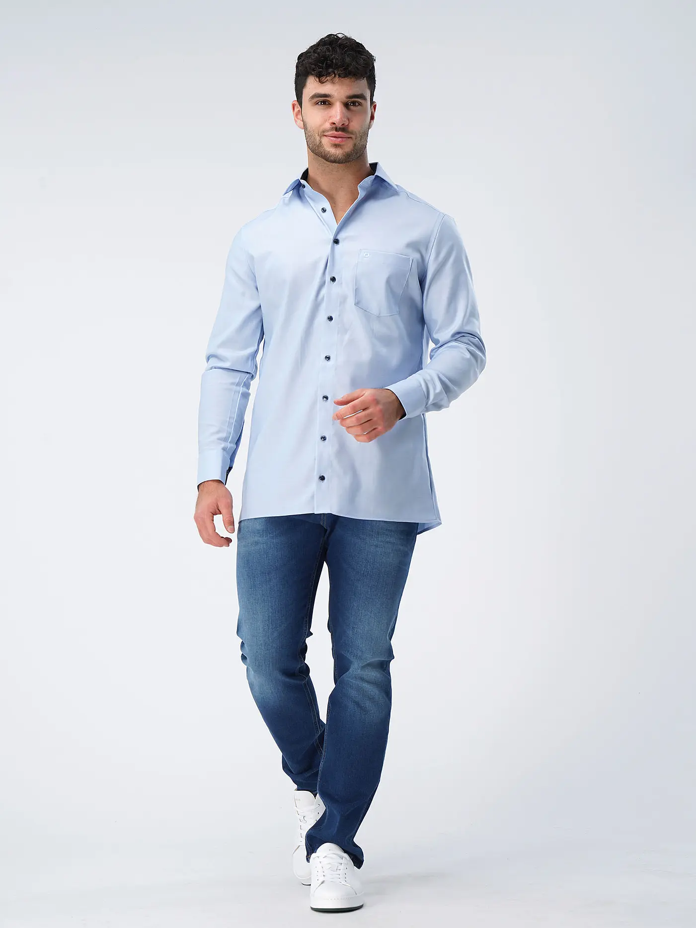 OLYMP | Hemd Modern Fit  | blau