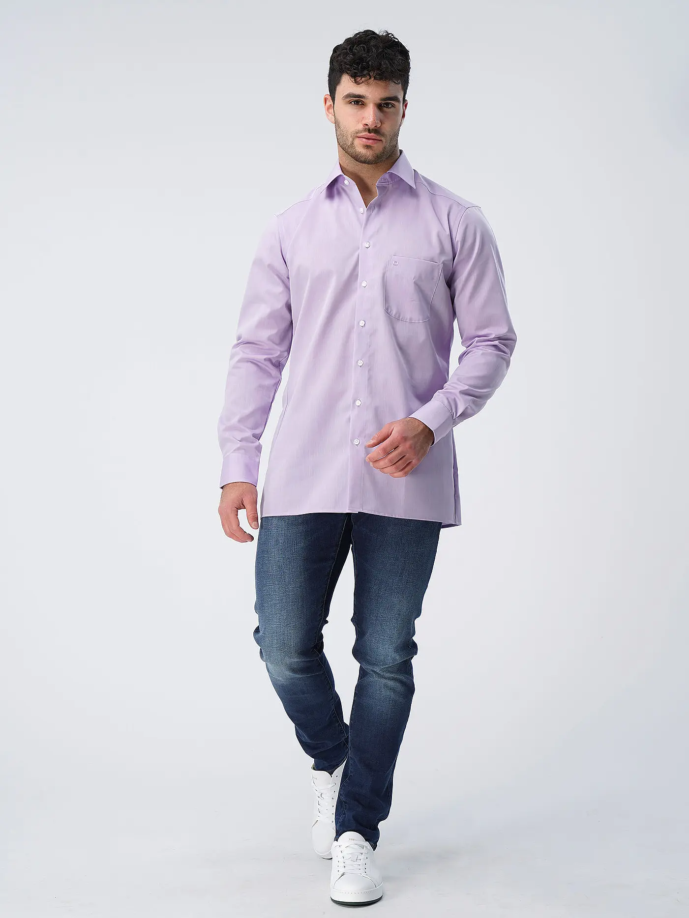 OLYMP | Hemd Modern Fit | lila