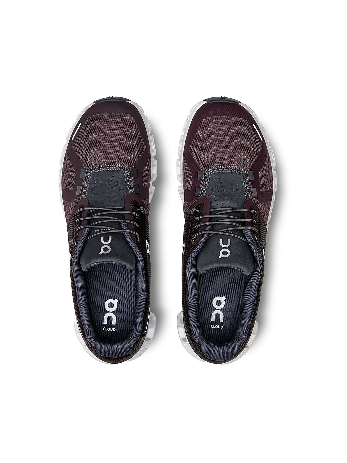 ON | Sneaker CLOUD 5 | dunkelrot