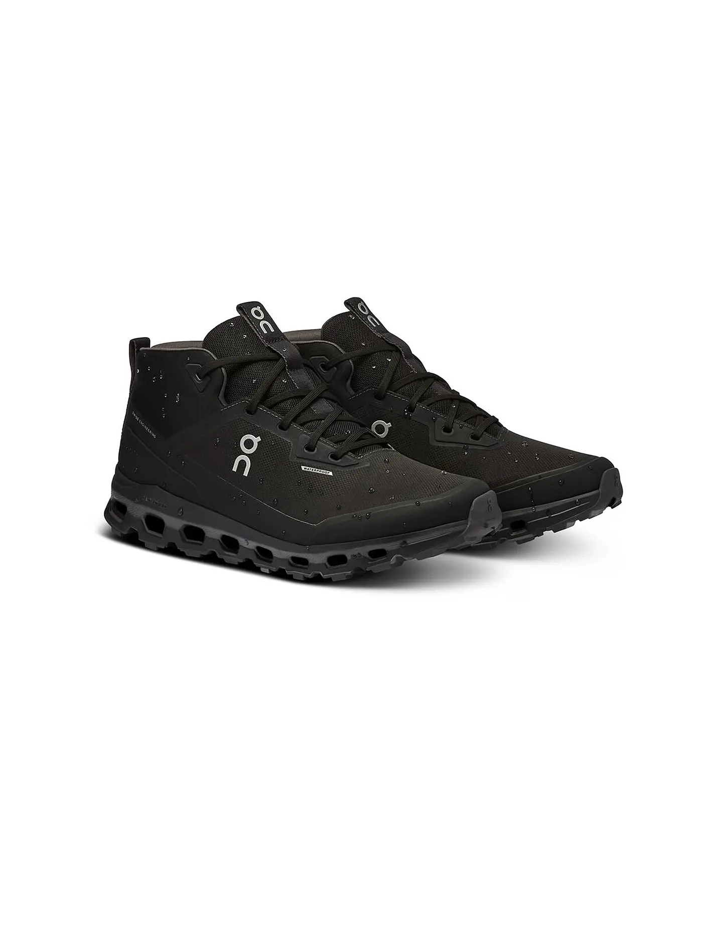 ON | Sneaker CLOUDROAM WATERPROOF | schwarz