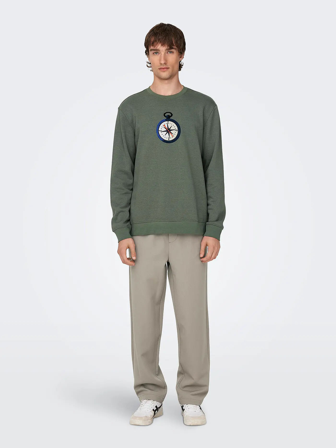 ONLY & SONS | Chino Loose Fit ONSSINUS  | hellgrau