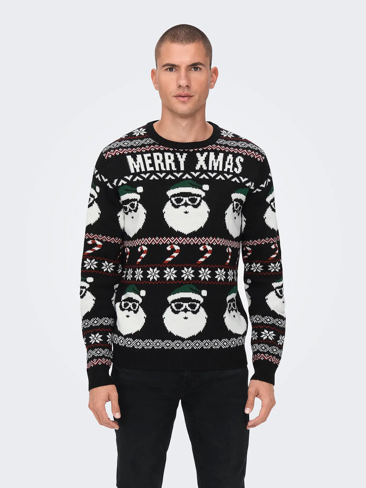 ONLY & SONS | Pullover ONSXMAS  | schwarz